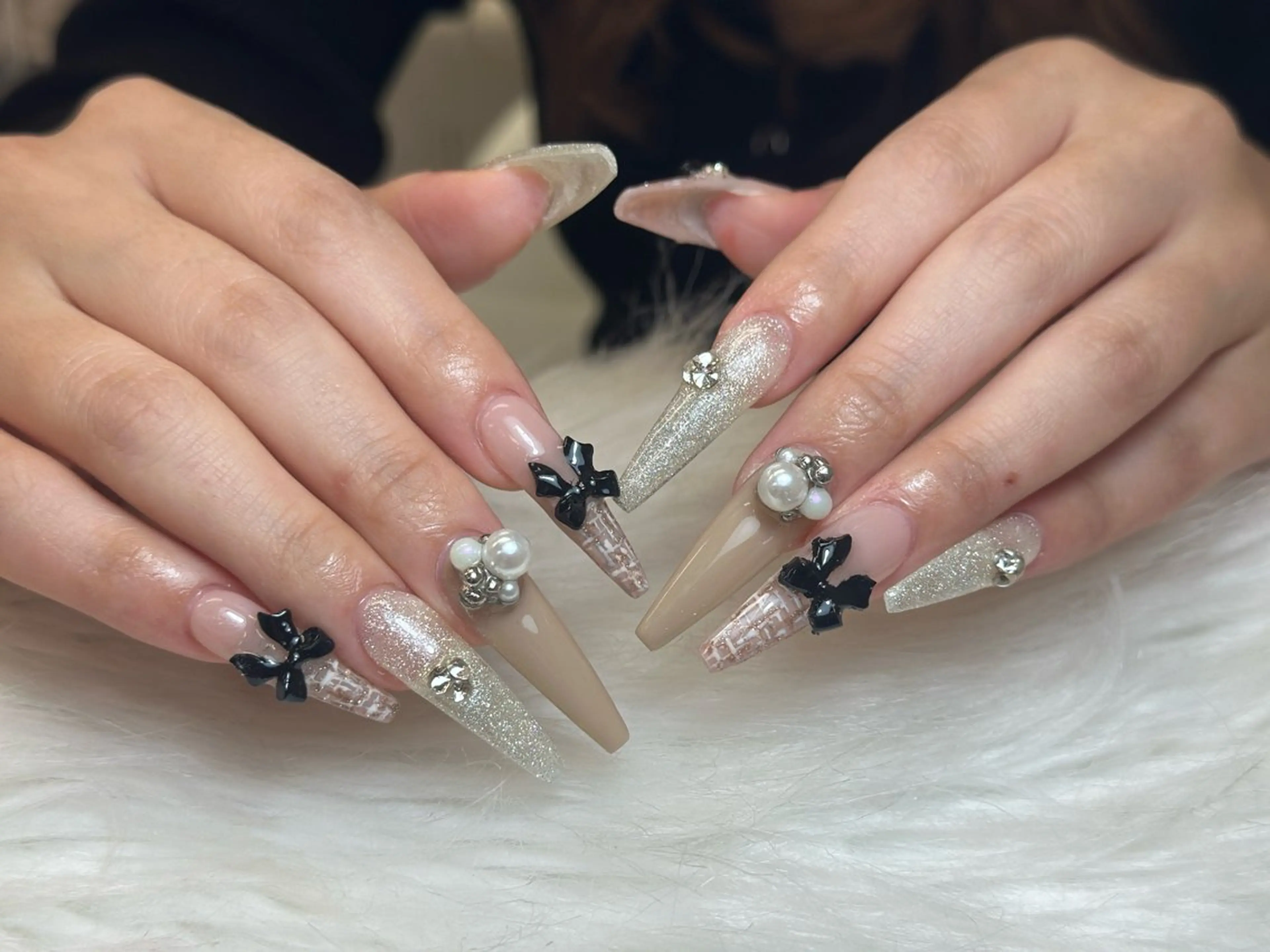 ネイル アートネイル ジェルネイル マグネットネイル ハンドネイル JennNail_ マオのネイルデザイン