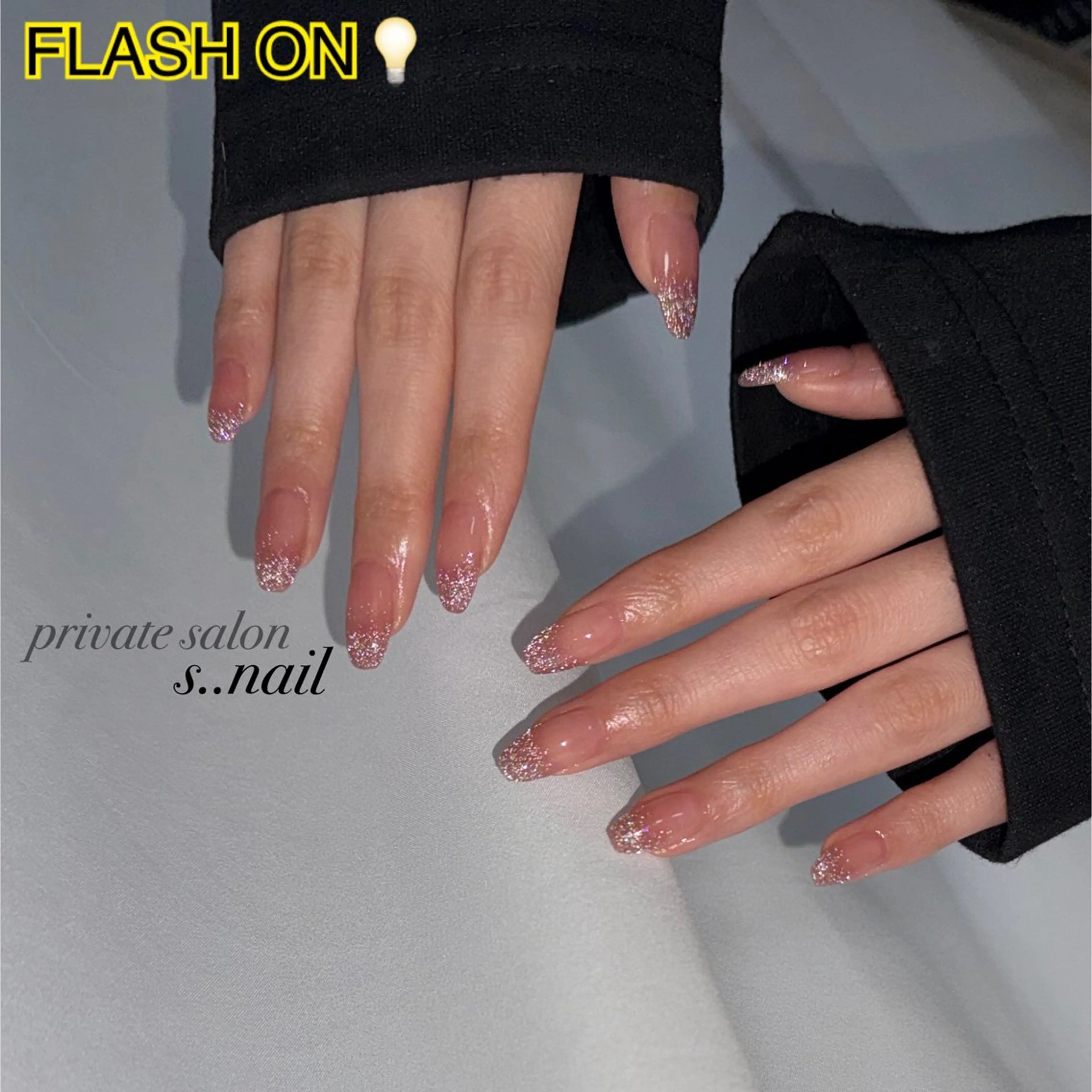 ネイル フラッシュネイル キラキラネイル ラメ(グリッター) ハンドネイル フットネイル s..nail / MORITAのネイルデザイン