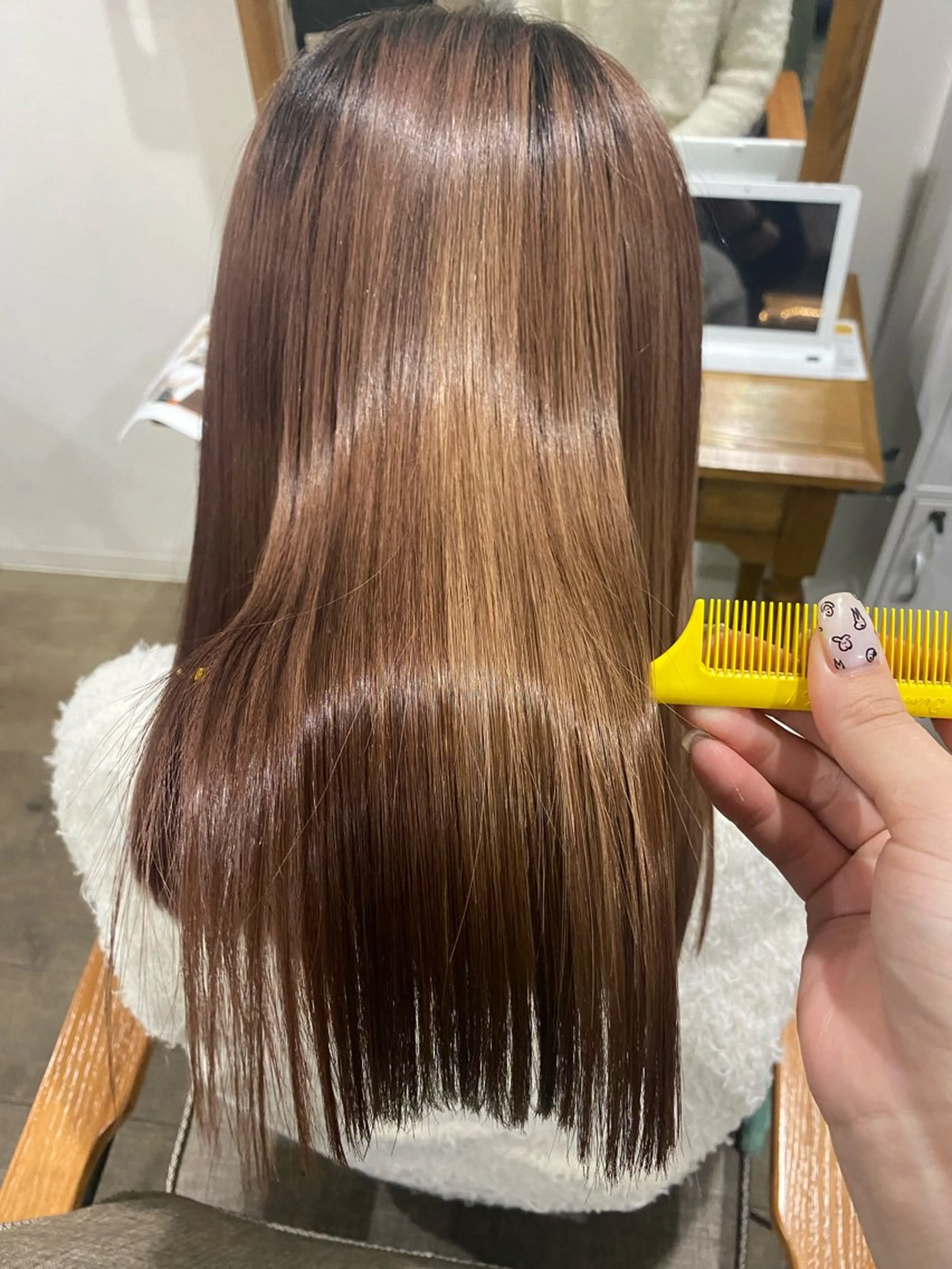 セミロング 髪質改善 トリートメント トリートメント Jewel  Box東梅田所属・髪質改善サロン 梅田/ヨナミネのヘアスタイル