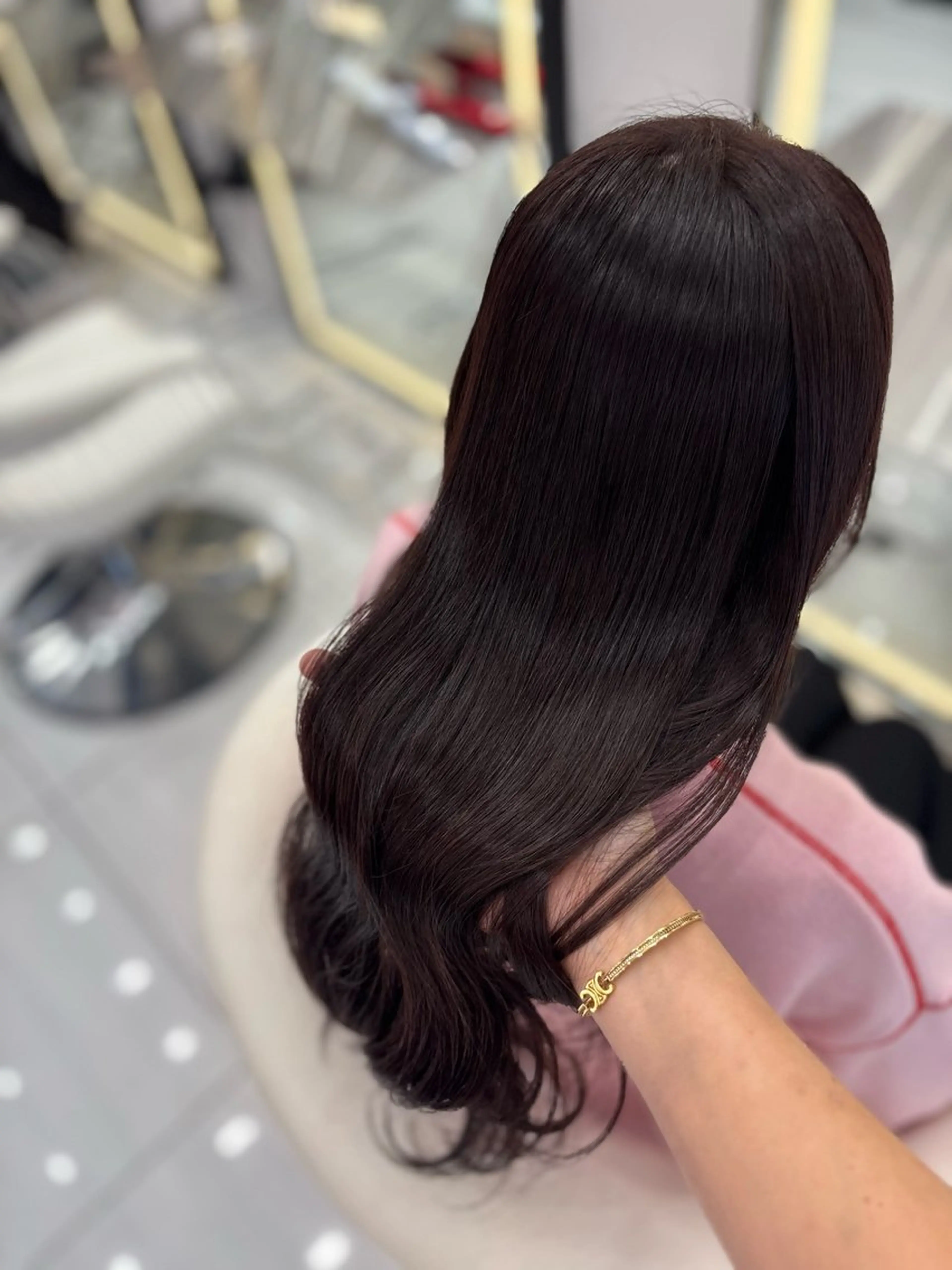 セミロング カラー カット ヘアカラー トリートメント 新宿/韓国ヘア 中明度カラー/かやのヘアスタイル