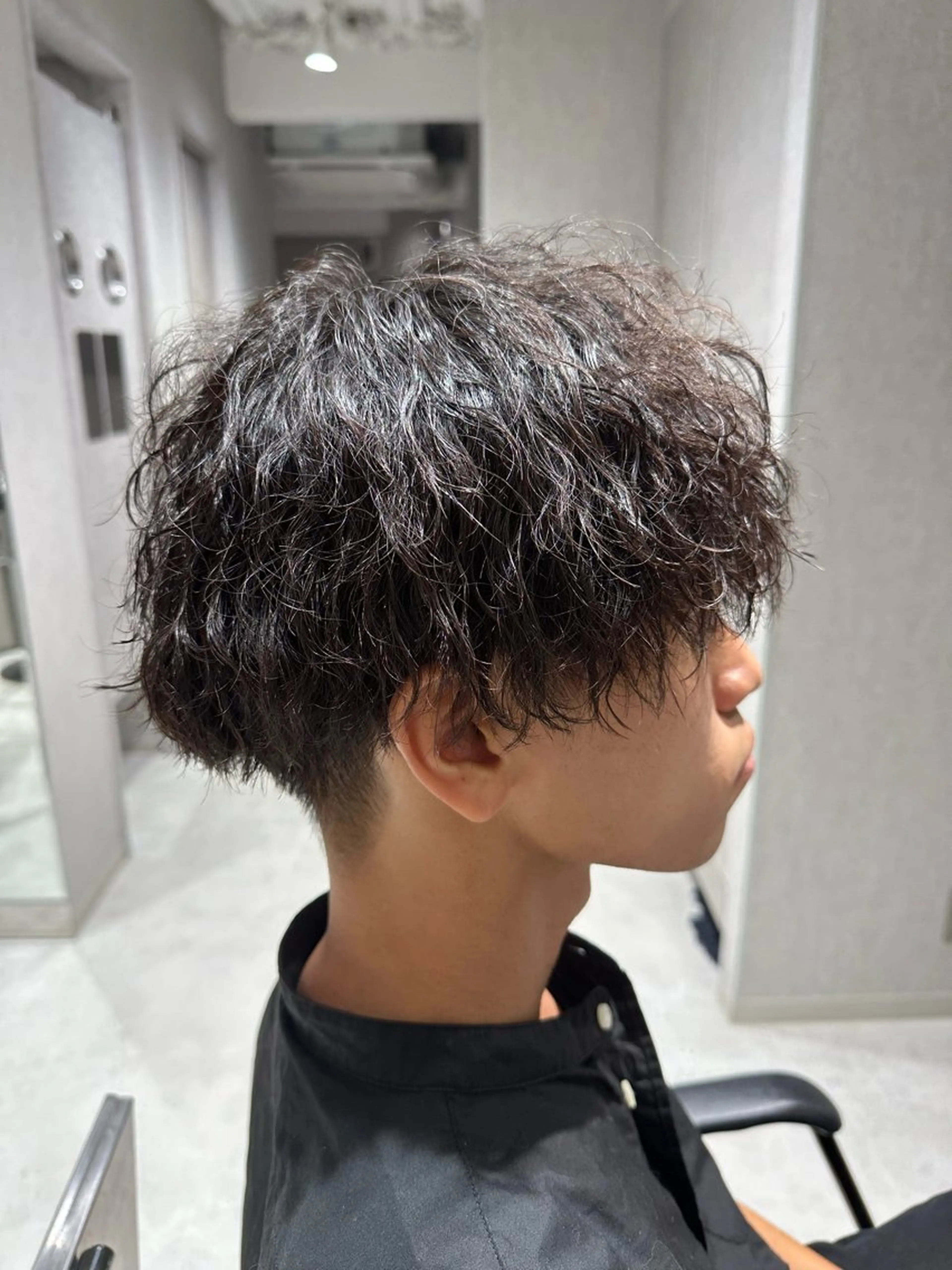 ショート パーマ メンズ メンズパーマ 刈り上げ カット パーマ 🍀メンズパーマ職人 池袋🍀Yuraのヘアスタイル