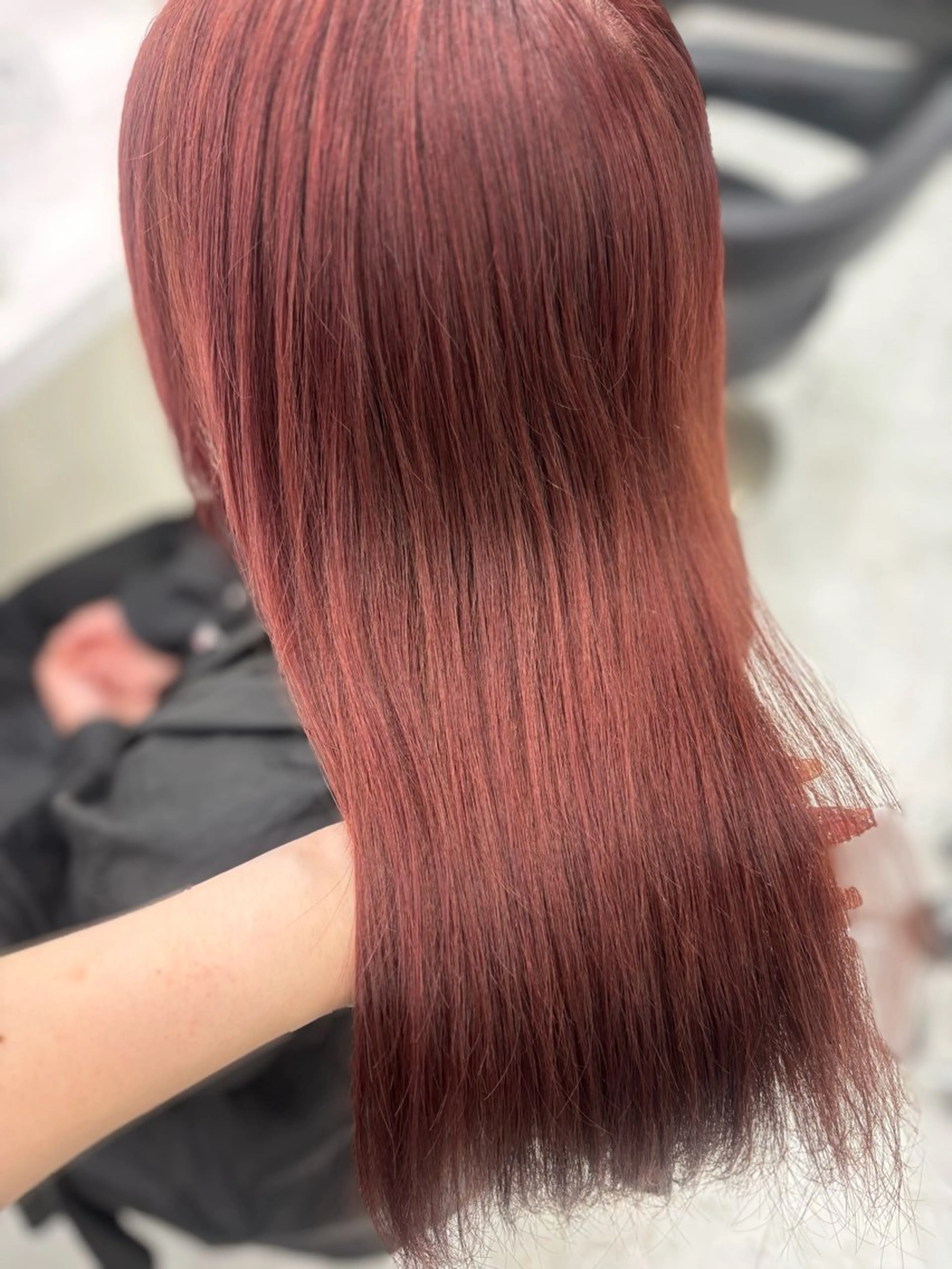 ロング ヘアカラー まろっと艶感ブラウン ベージュ🤍まなかのヘアスタイル