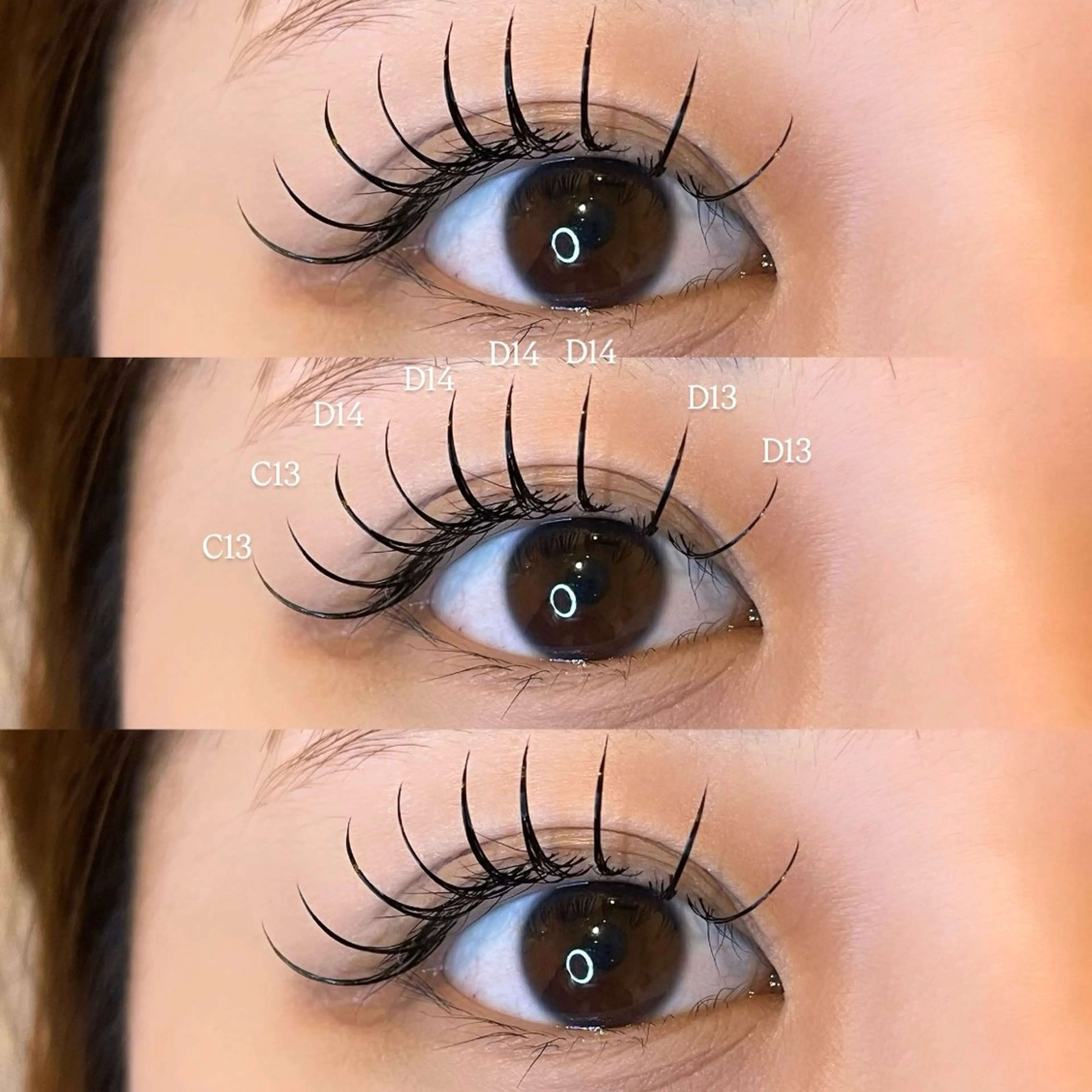 マツエク・マツパ マツエク Mell Yuuna ♡パリエク /束感のマツエク・マツパデザイン