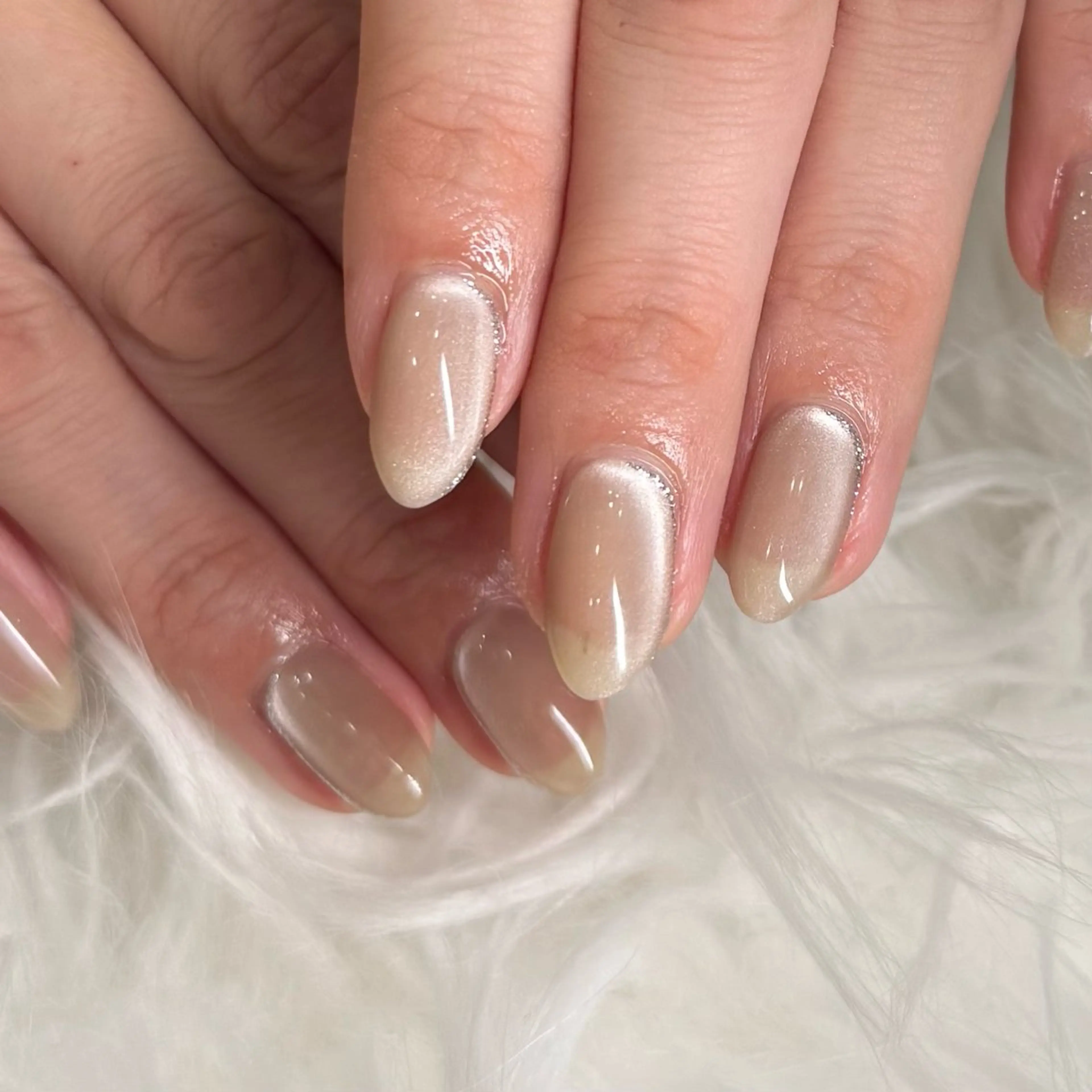 ネイル マグネットネイル 藤本 楓のネイルデザイン