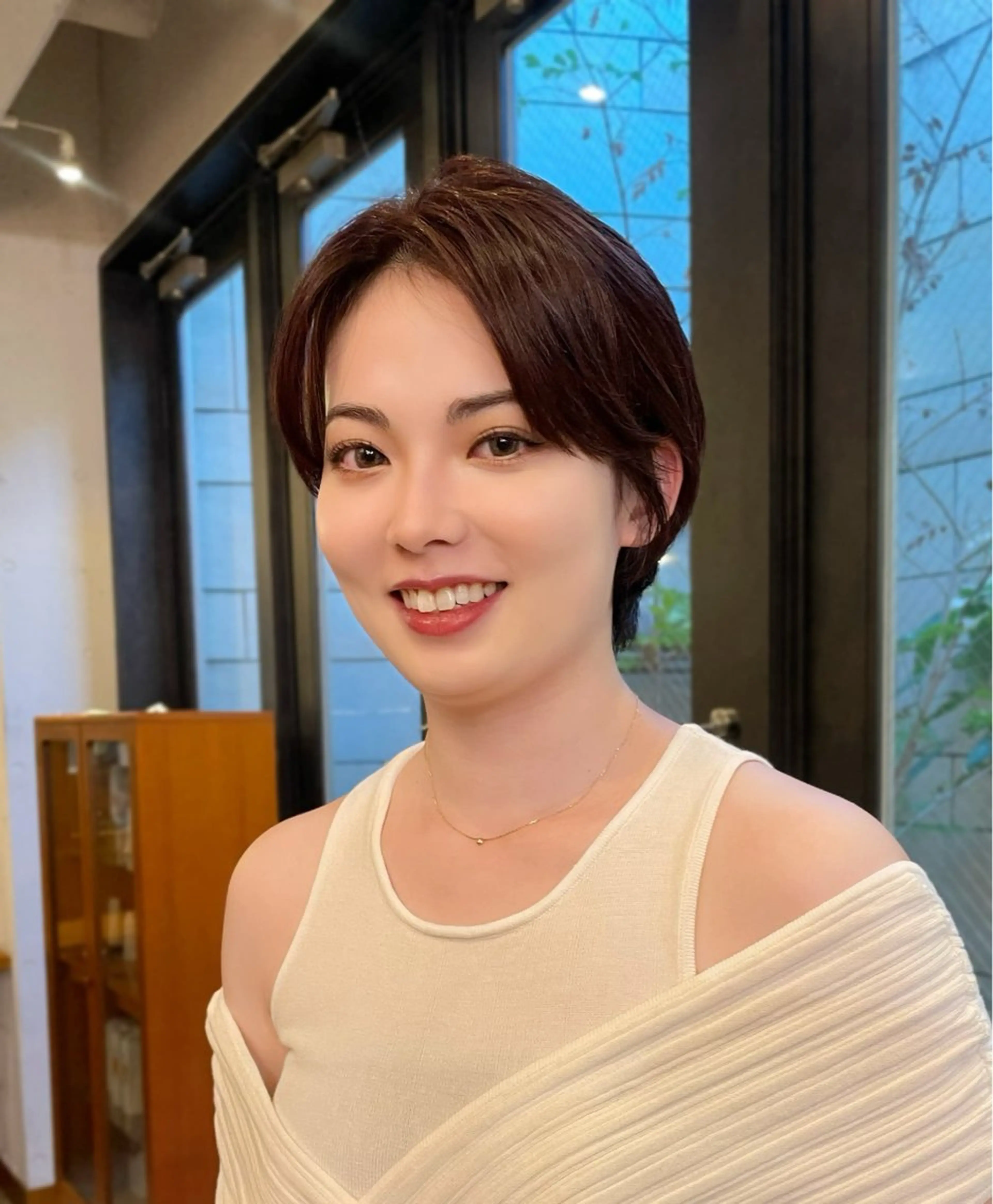 ショート カラー ハンサムショート ショートヘア tete nico所属・似合わせ/ヘアカラー nanami🌸のヘアスタイル