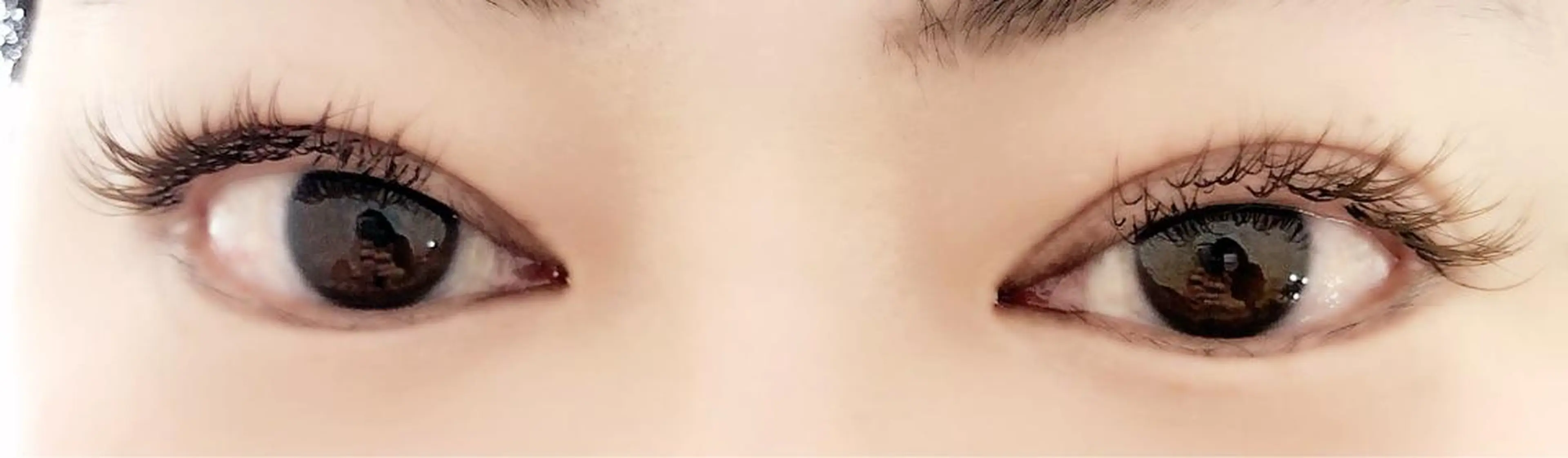 マツエク・マツパ カラーマツエク 目尻長め 隠れ家サロン にんにんのマツエク・マツパデザイン