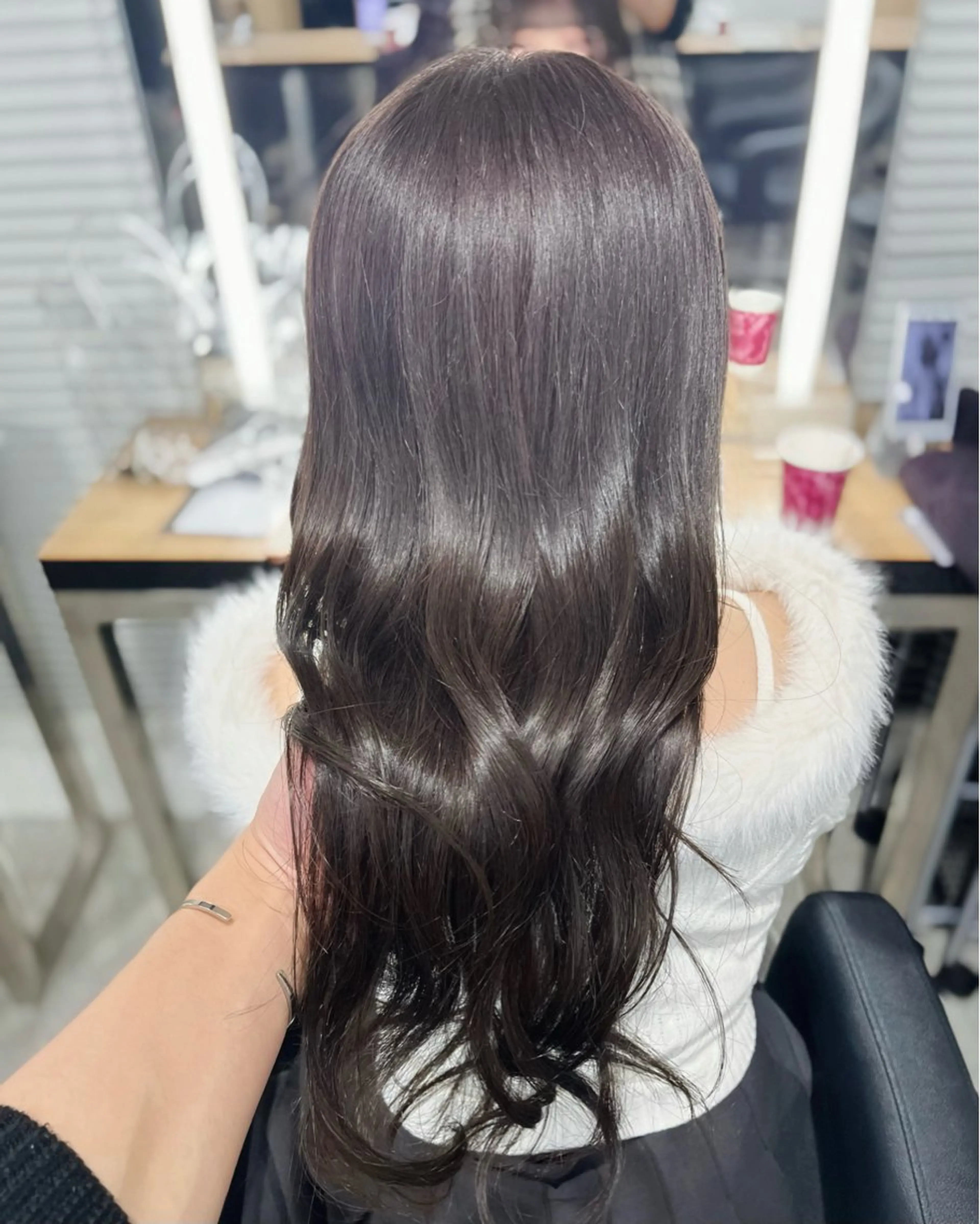 ミディアム モテヘア/グレージュ /ボブ/前原汐🎐のヘアスタイル