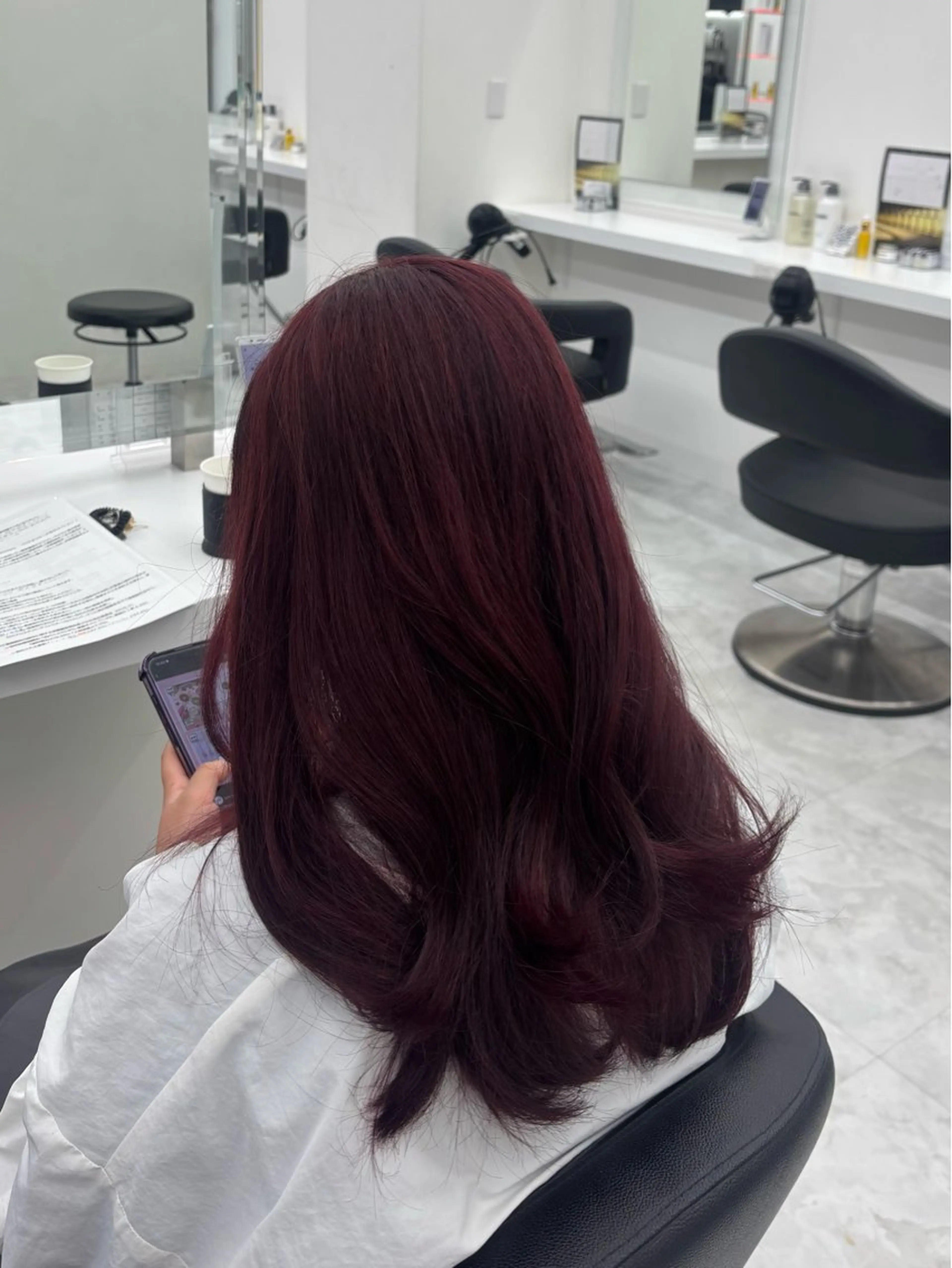 カラー ヘアカラー かわいい艶髪🤍 れいな🤍のヘアスタイル