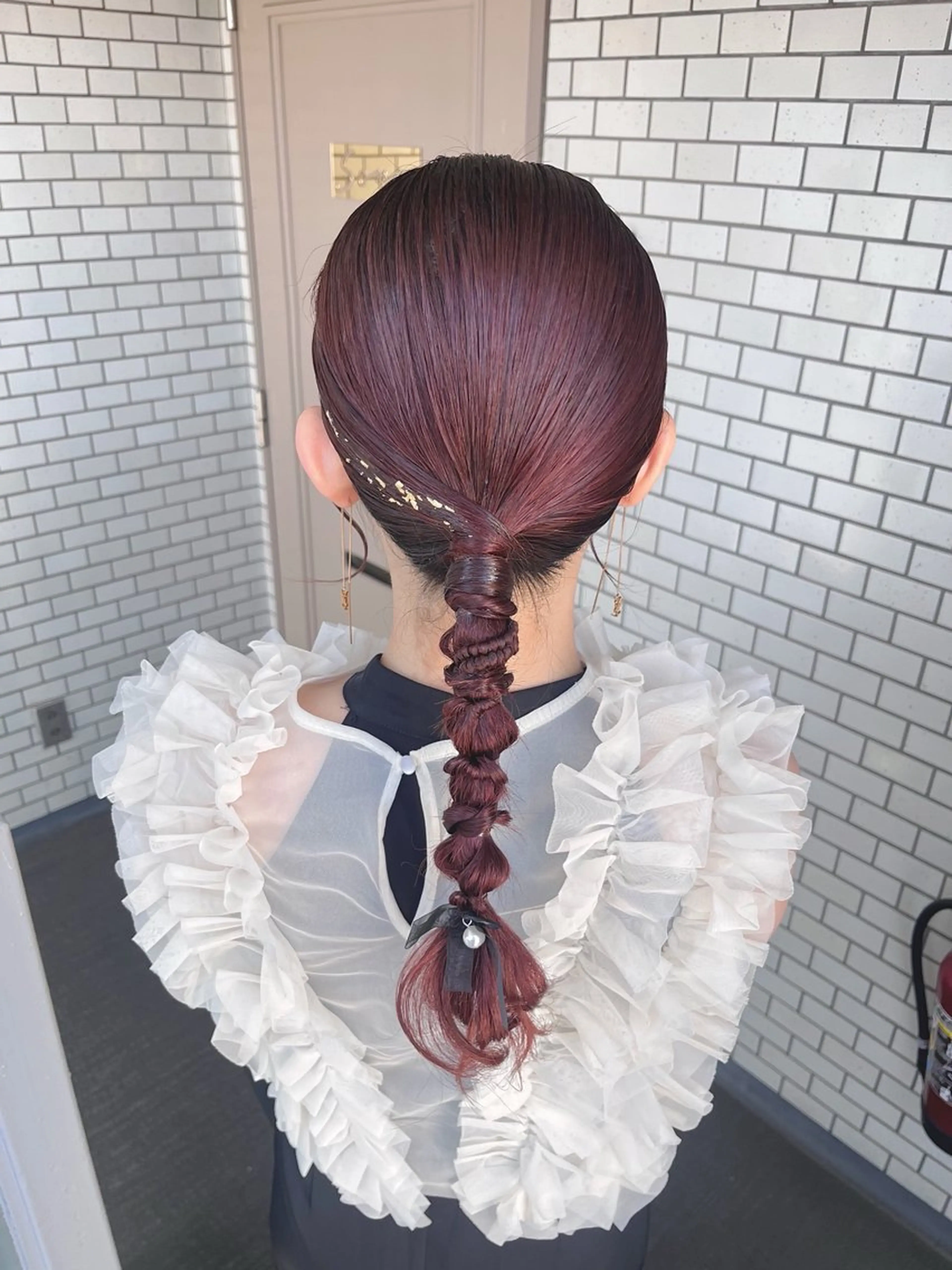 ロング ヘアアレンジ 参列♡デートゆるふわ ヘアメイク🎀みゆうのヘアスタイル