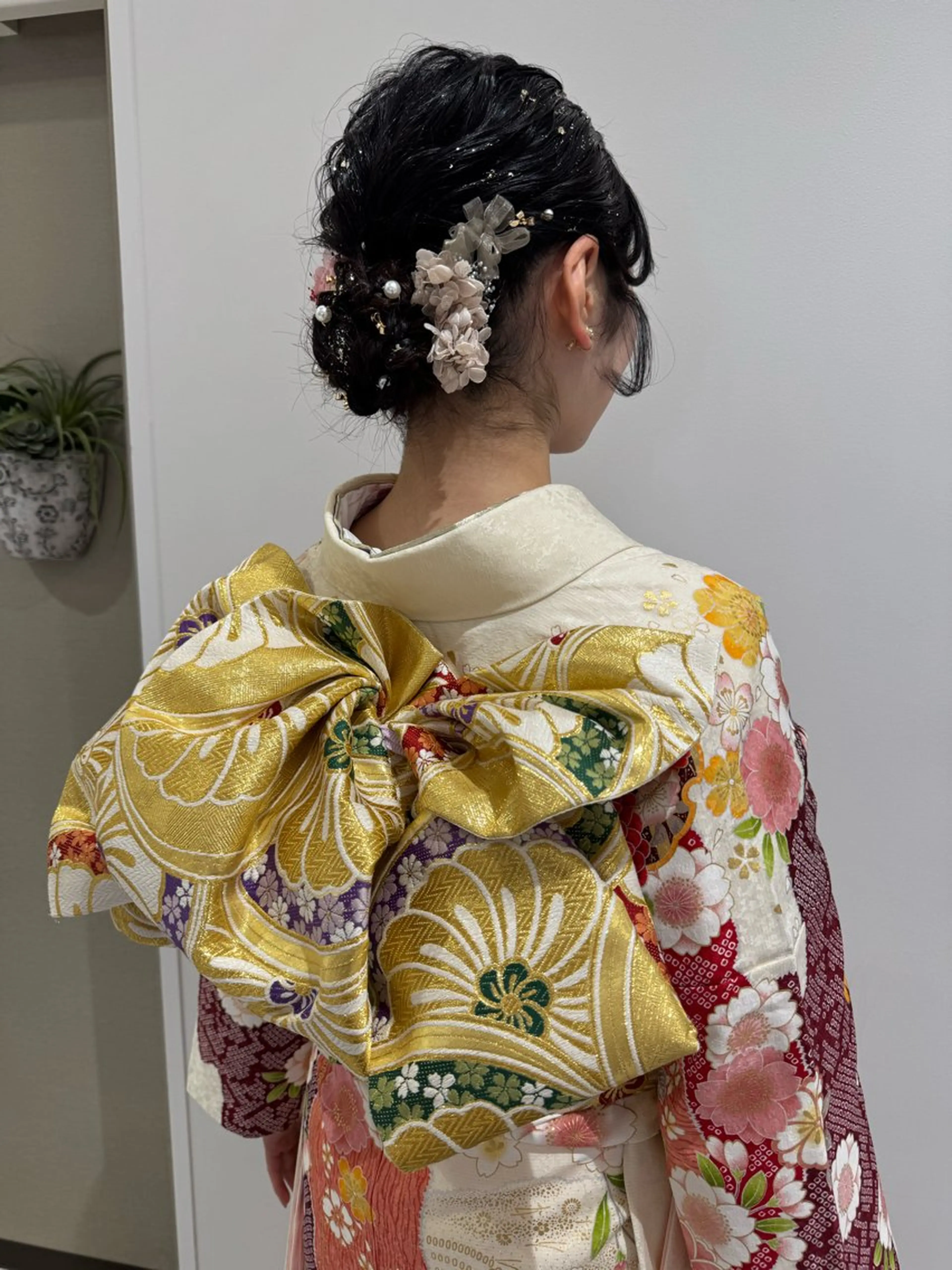 セミロング ヘアアレンジ 着付け ヘアアレンジ支持率 No.1🥇RIKOのヘアスタイル