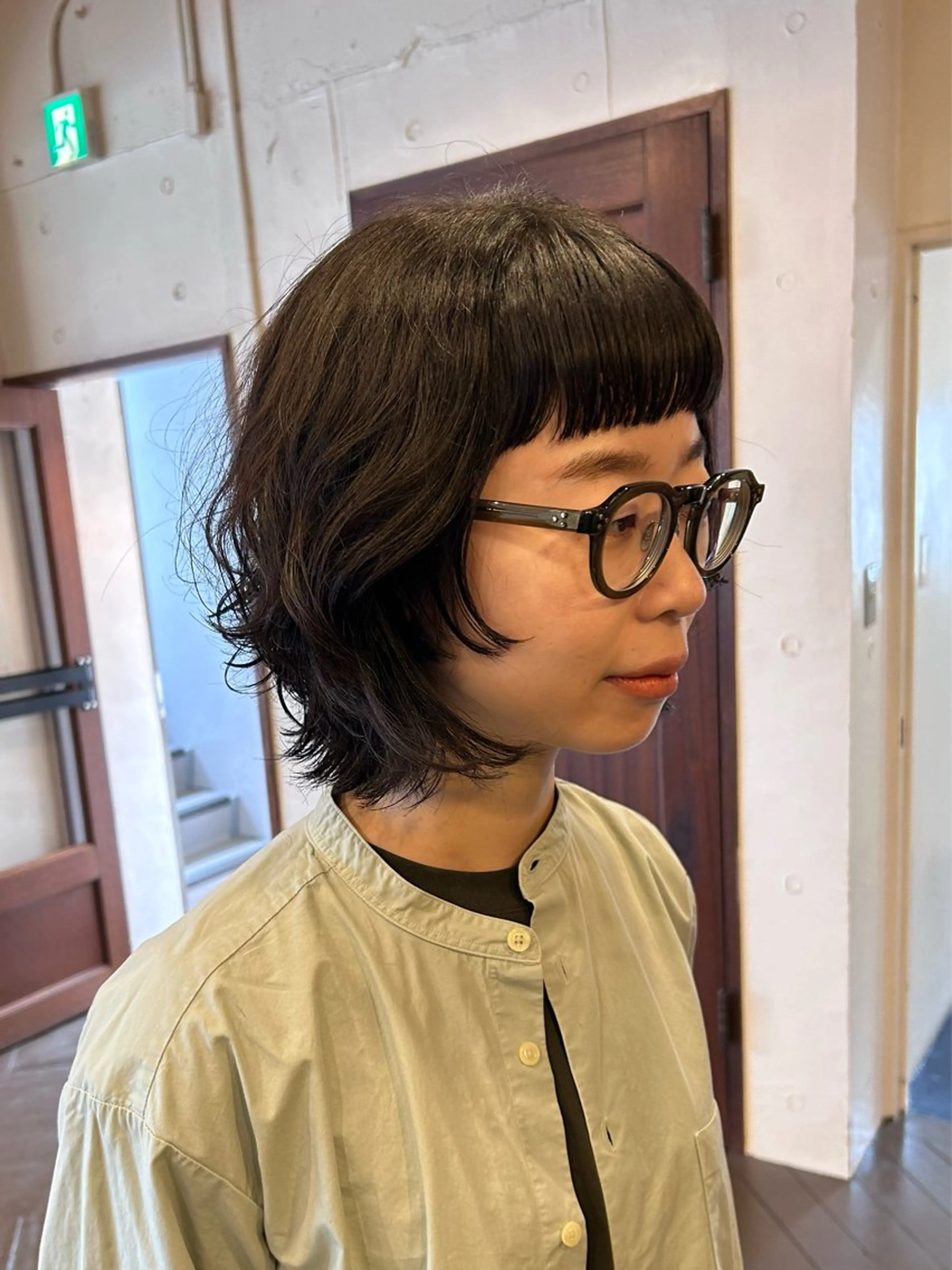 ショート L’HOMME BLANC所属・佐藤 優里奈のヘアスタイル