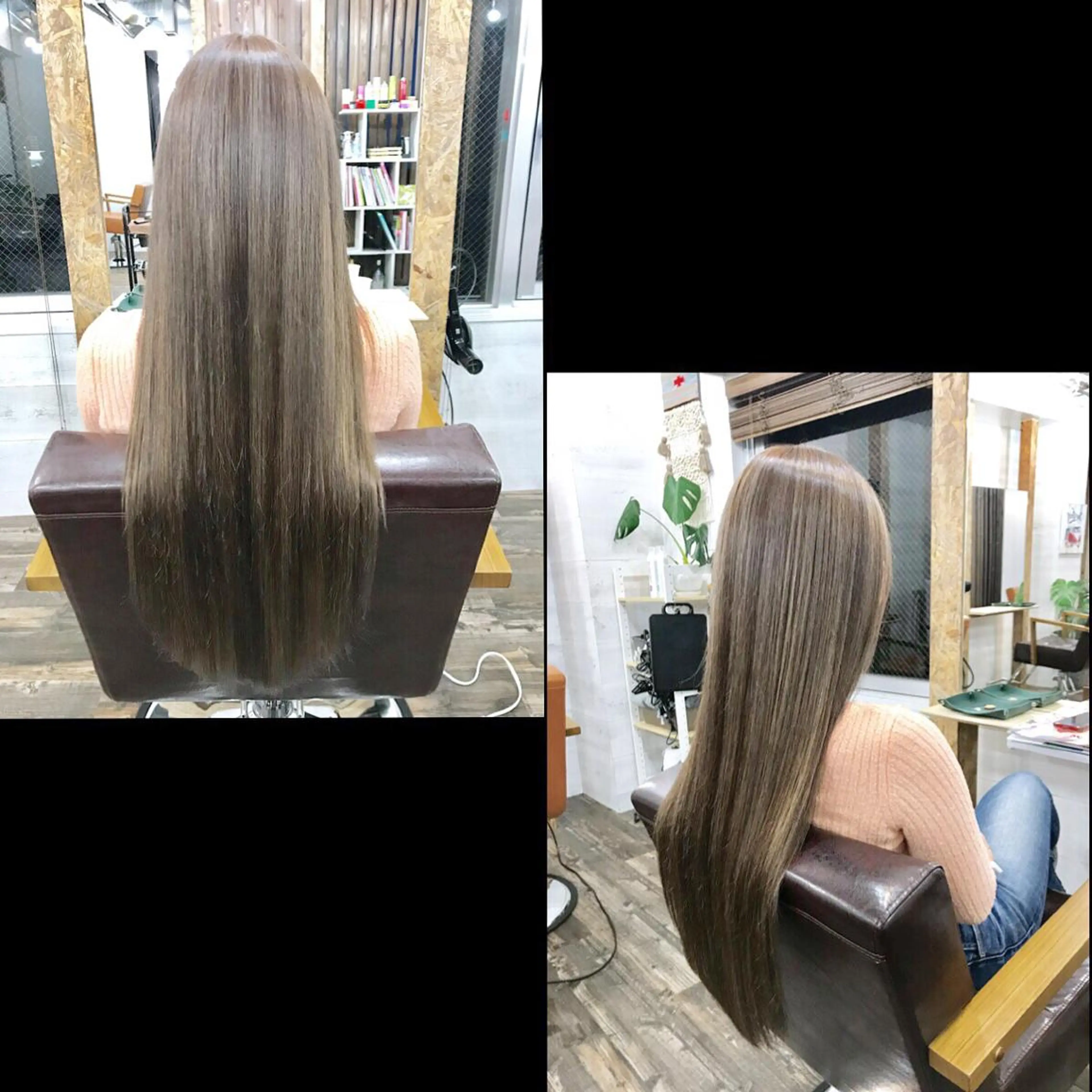 💖艶カラー＋最高級TOKIOトリートメント＋コテ巻き仕上げ💖の写真