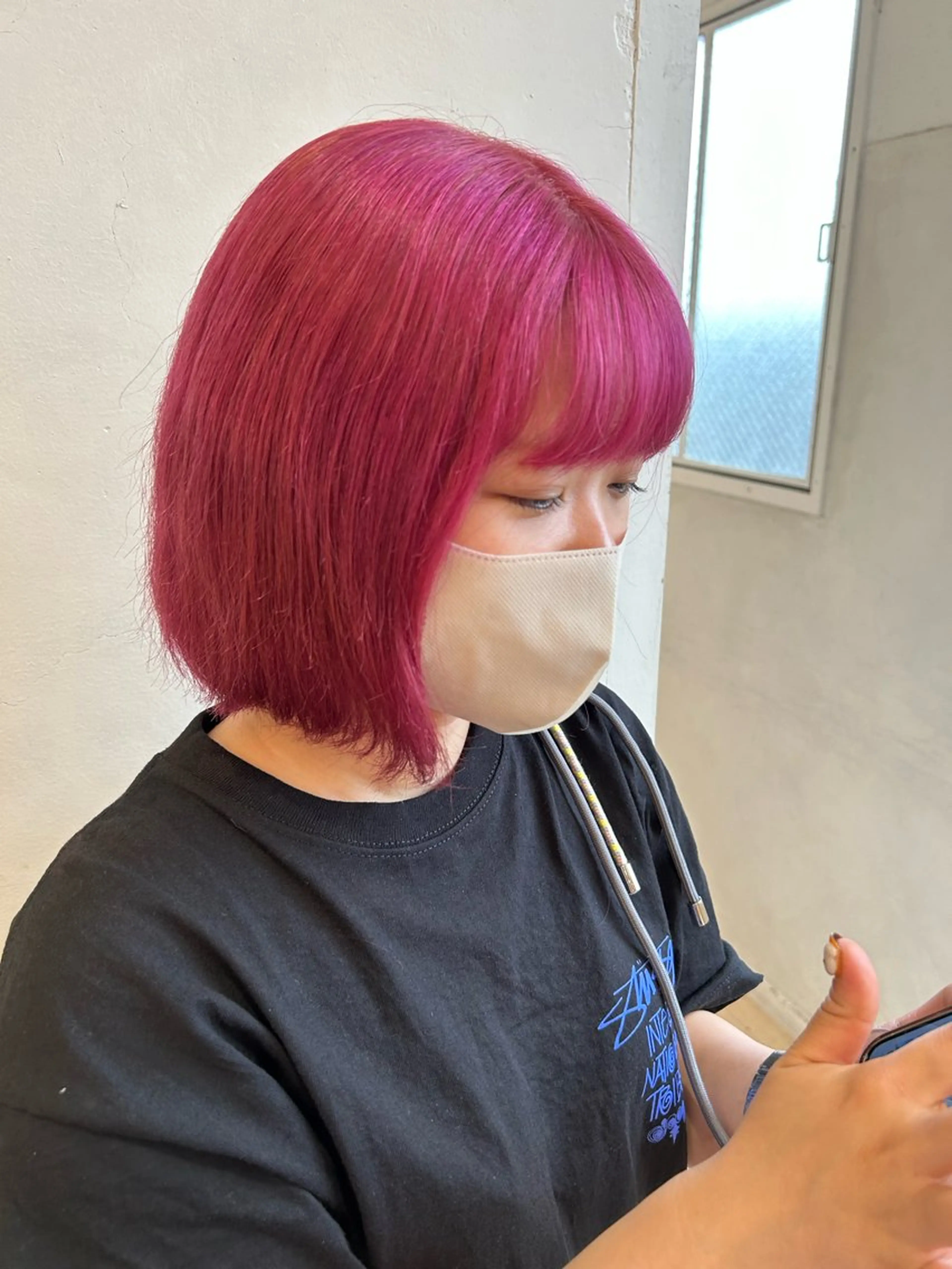 ショート ヘアカラー ゆうき あすかのヘアスタイル