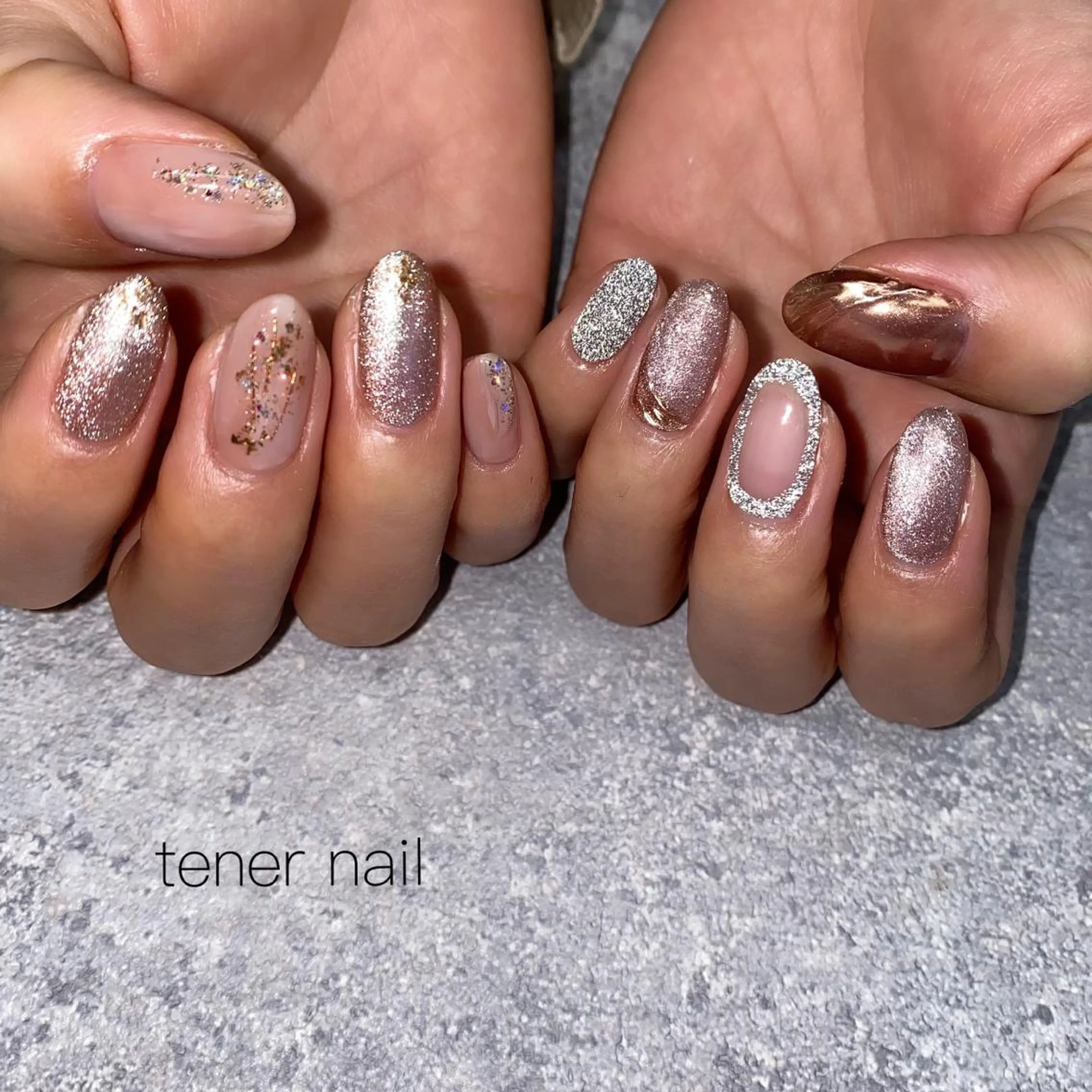 ネイル フラッシュネイル ニュアンスネイル tener  nail  テネルネイル所属・テネルネイル tener nailのネイルデザイン