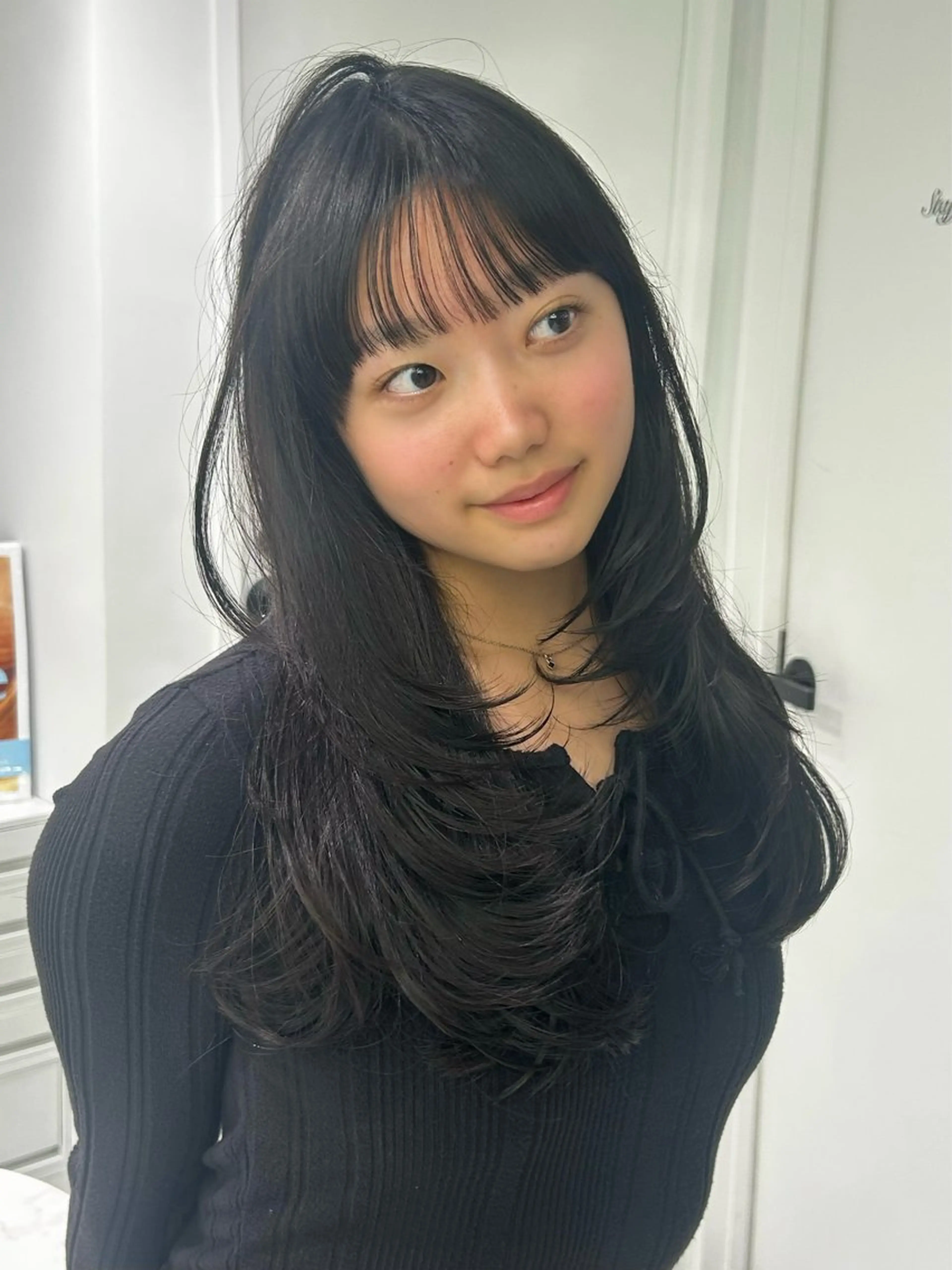 ロング レイヤー/マツエク 💋𝑨𝑵𝑵𝑨のヘアスタイル