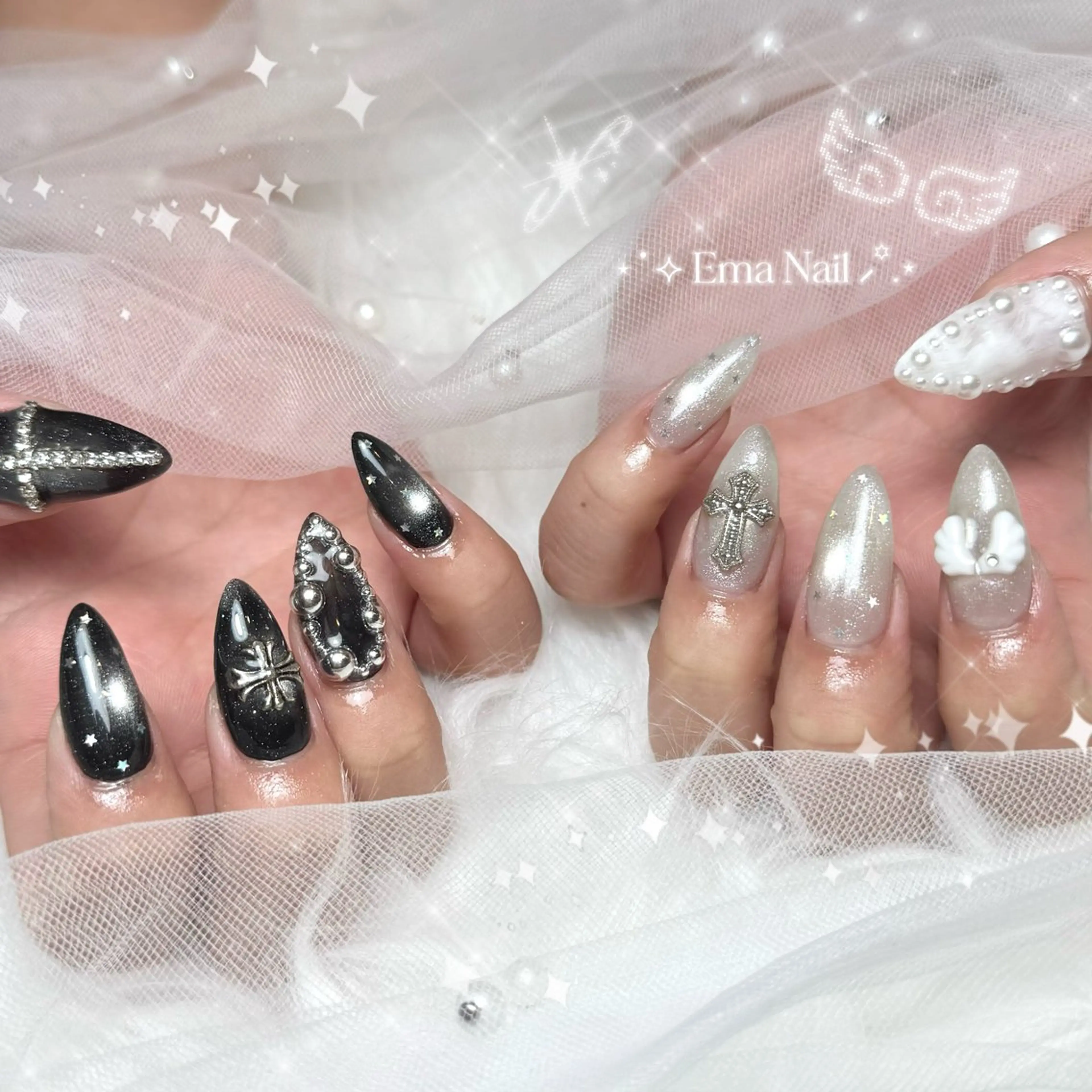 ネイル ハンドネイル EmaNail＋KIHAKUYA東大阪長瀬店所属・EmaNail YUIのネイルデザイン