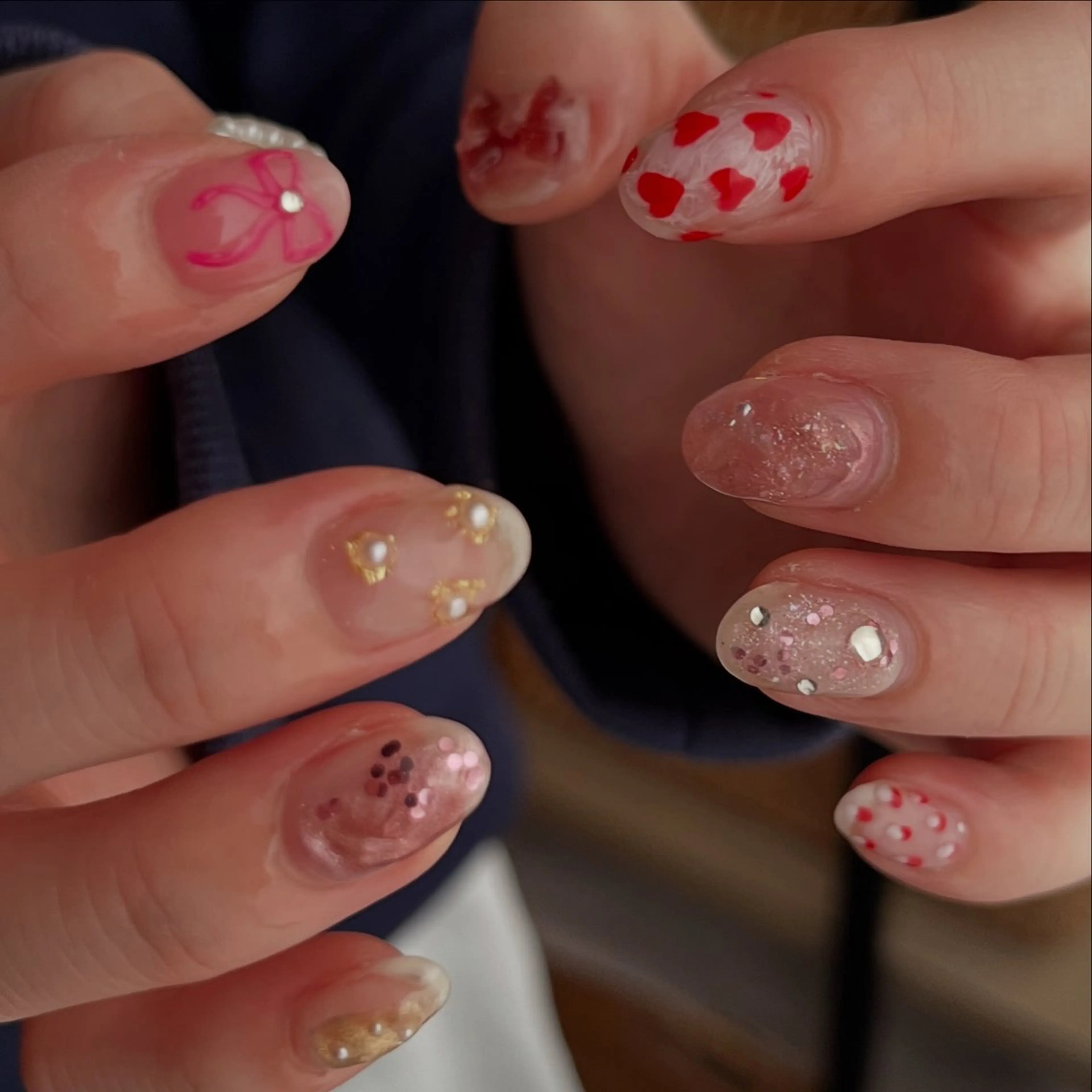 ネイル ピンク ★ RAY★のネイルデザイン