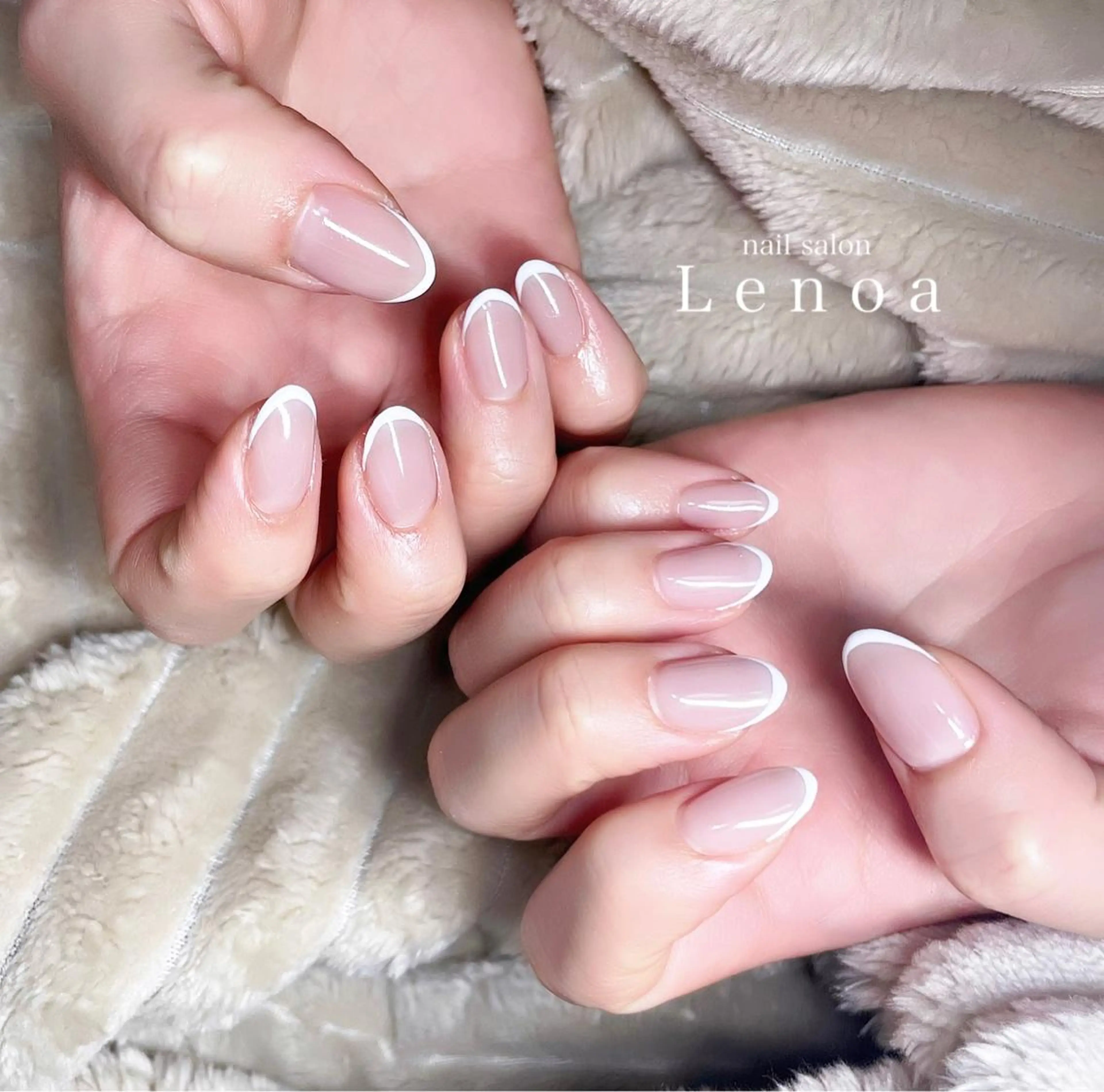 ネイル クリアネイル キラキラネイル マグネットネイル ニュアンスネイル オレンジ nailsalon Lenoaのネイルデザイン