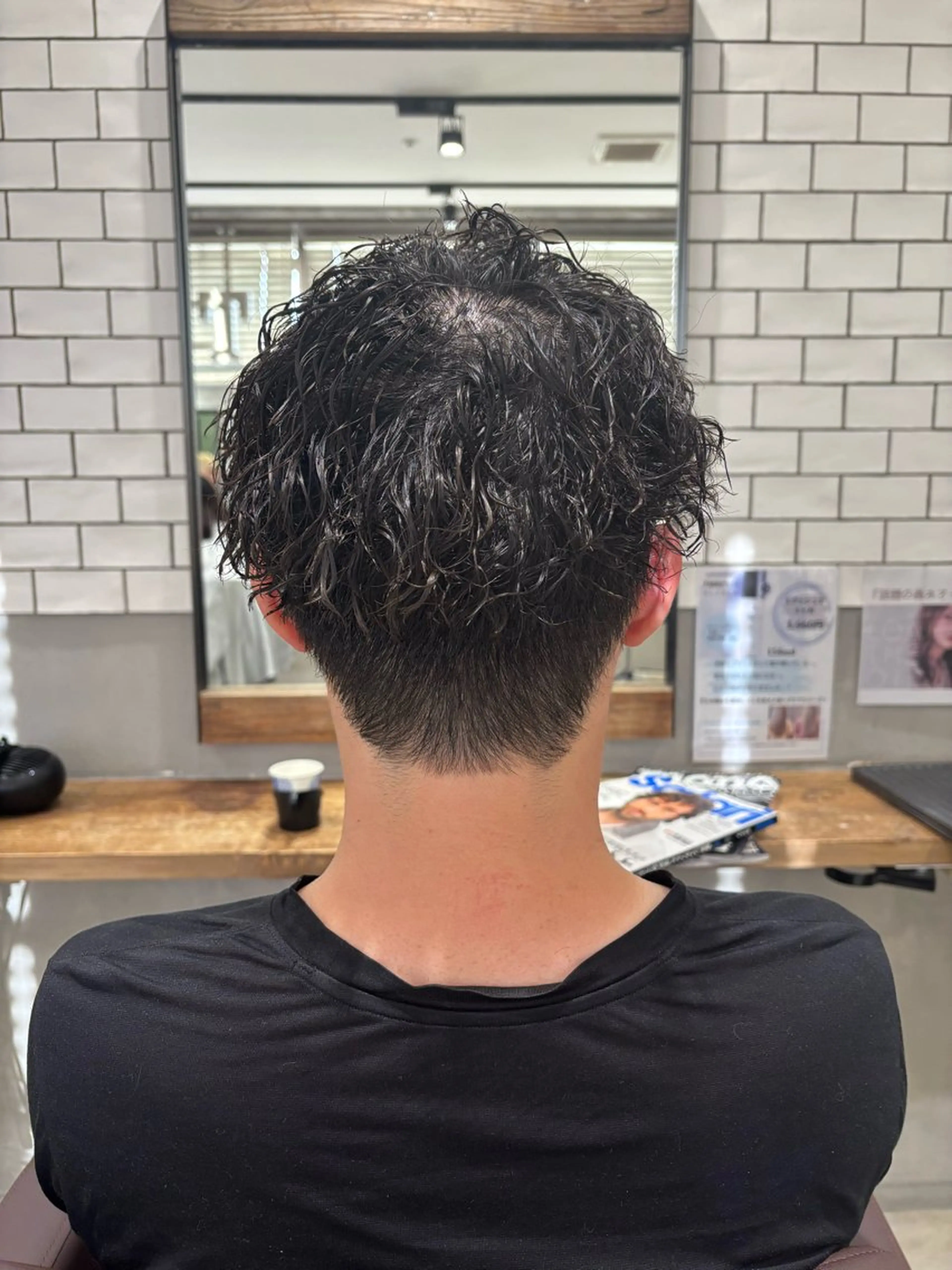 ショート カット パーマ トリートメント 菊地 優斗のヘアスタイル
