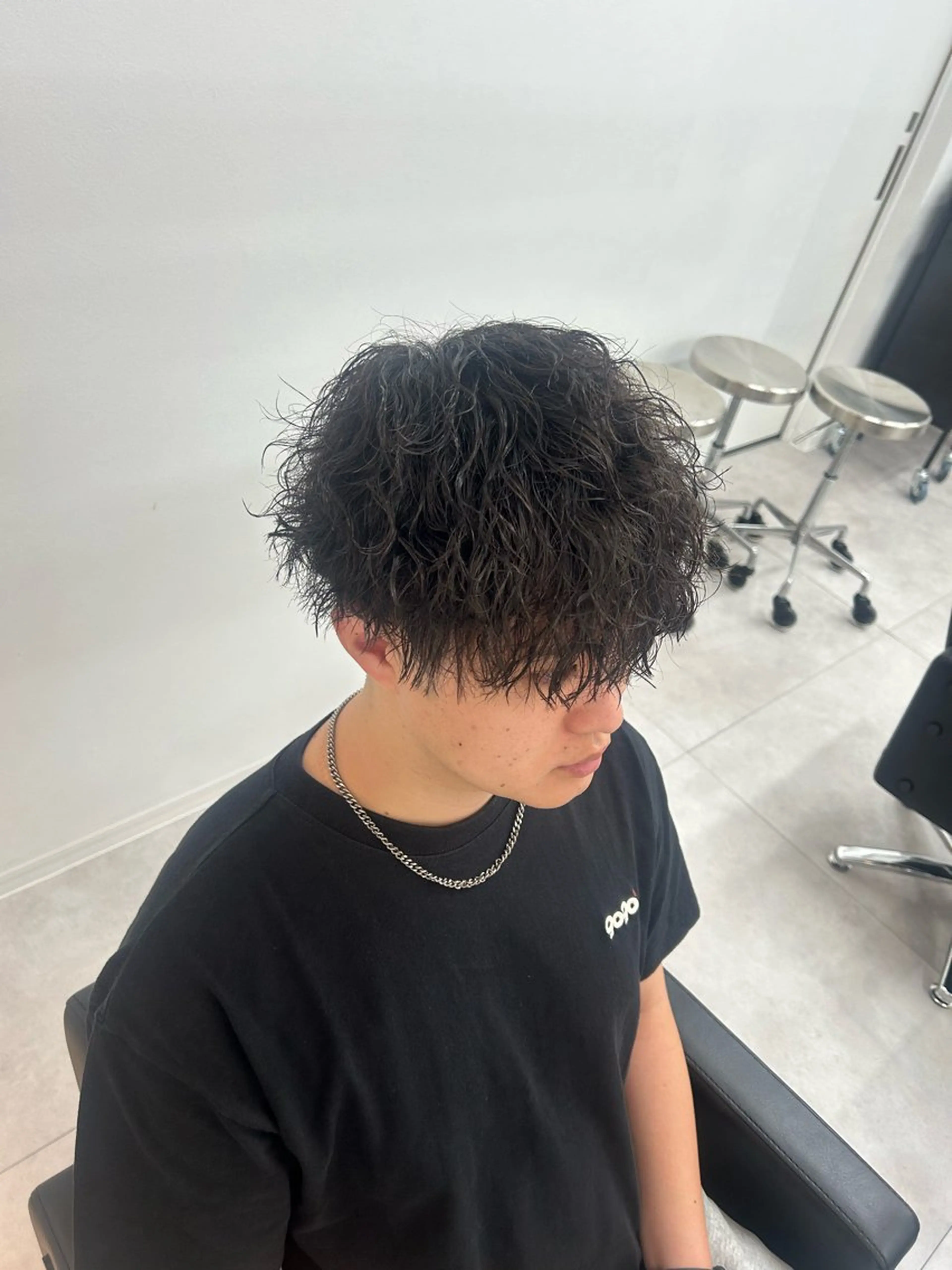 ショート メンズ カット パーマ トリートメント 女性目線で作るメンズ パーマ☑️/Renaのヘアスタイル