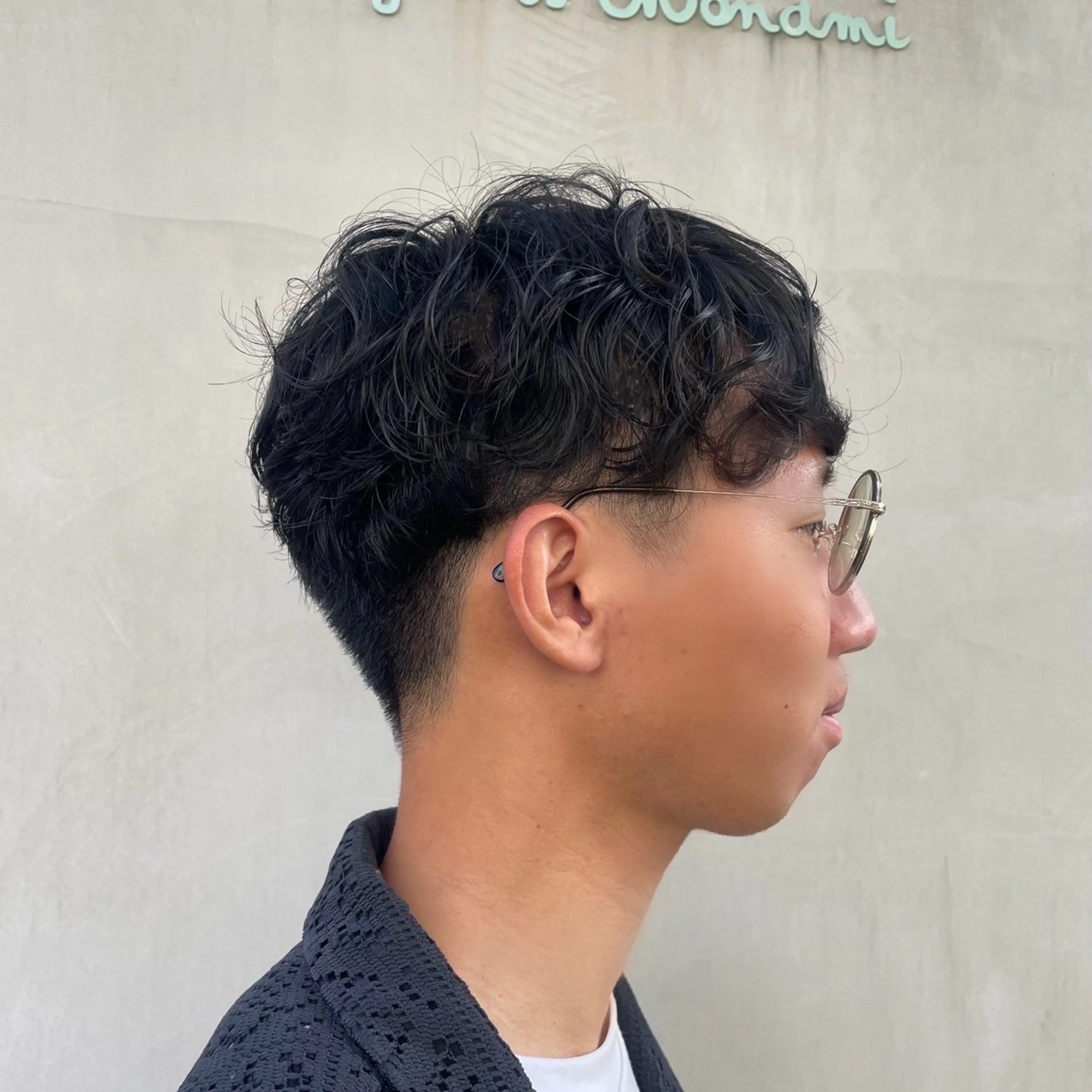 パーマ メンズ 伊東 咲織のヘアスタイル