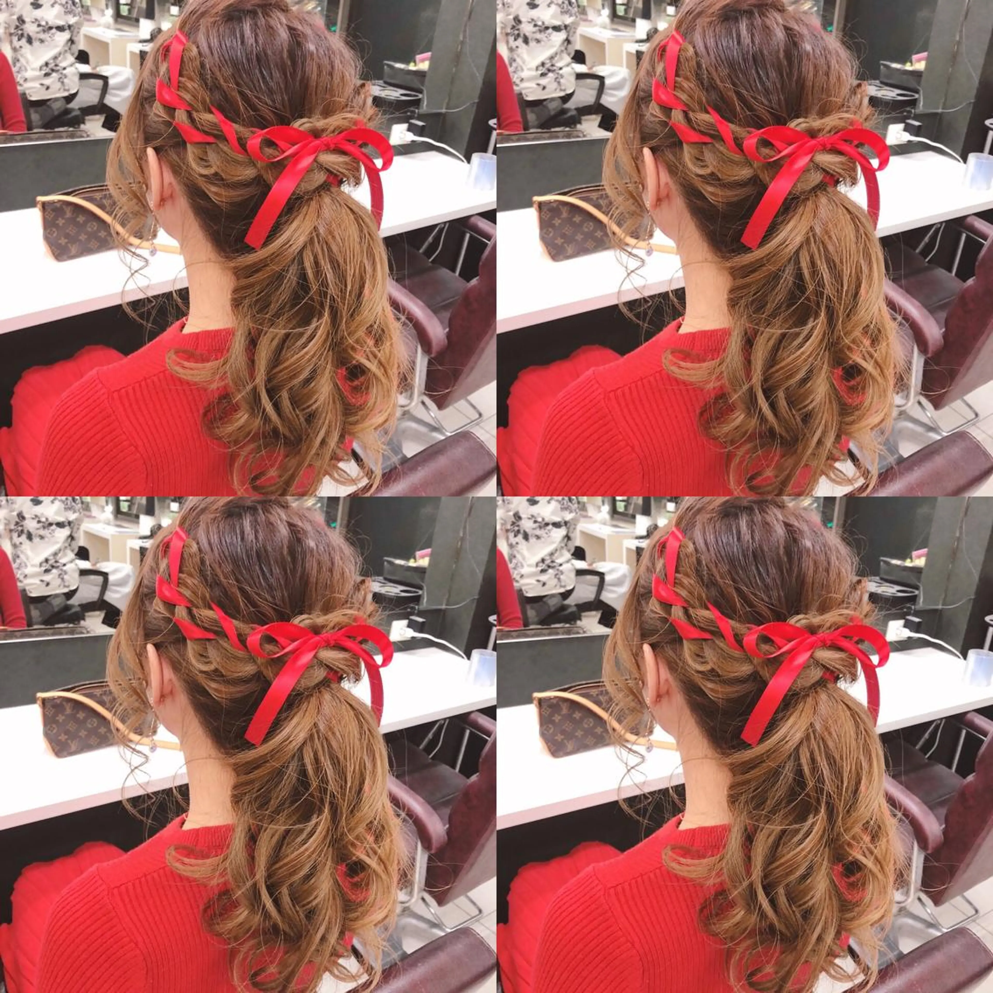 セミロング ヘアアレンジ ヘアセット 🌷MAYU 🌷のヘアスタイル