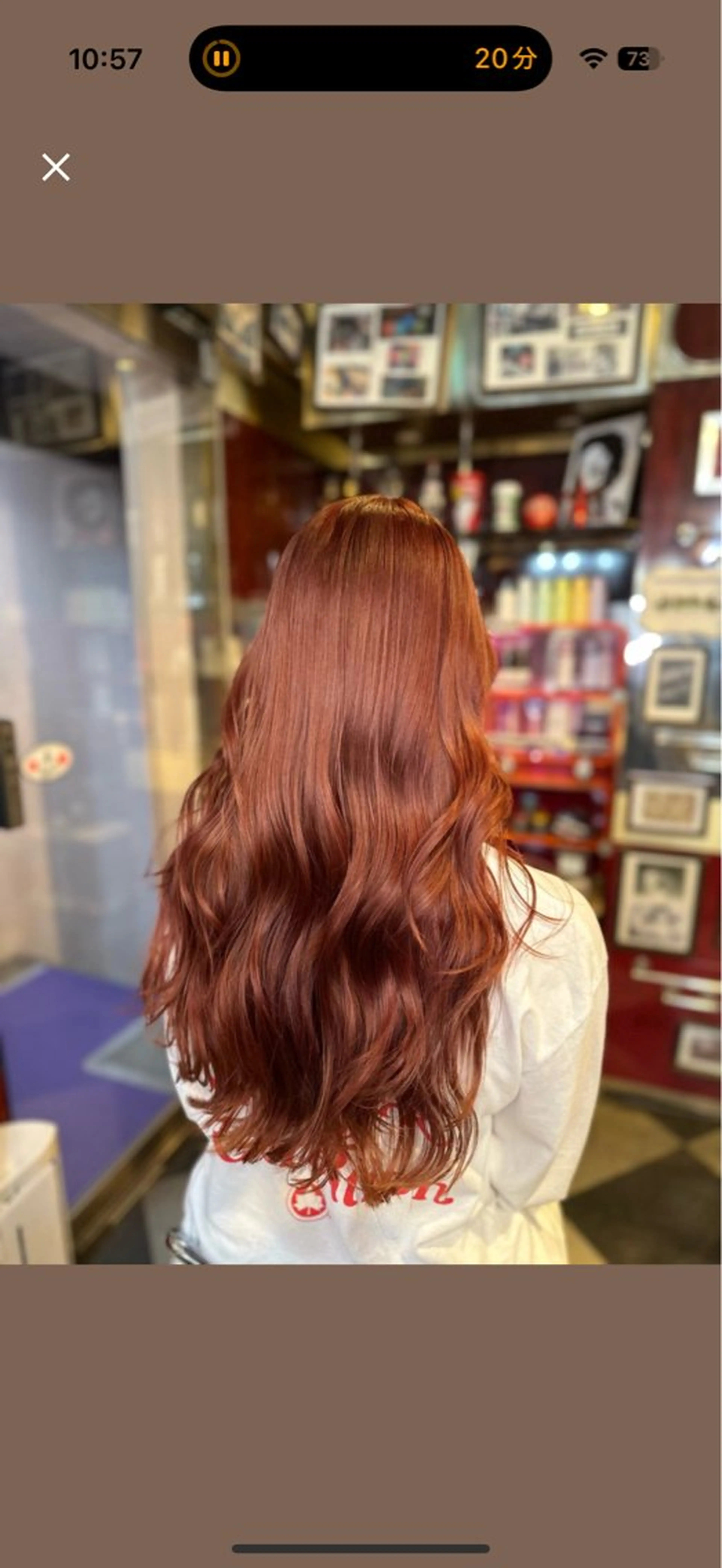 ロング ヘアカラー ハイライトモデル募集 横浜石川町CHIRIのヘアスタイル