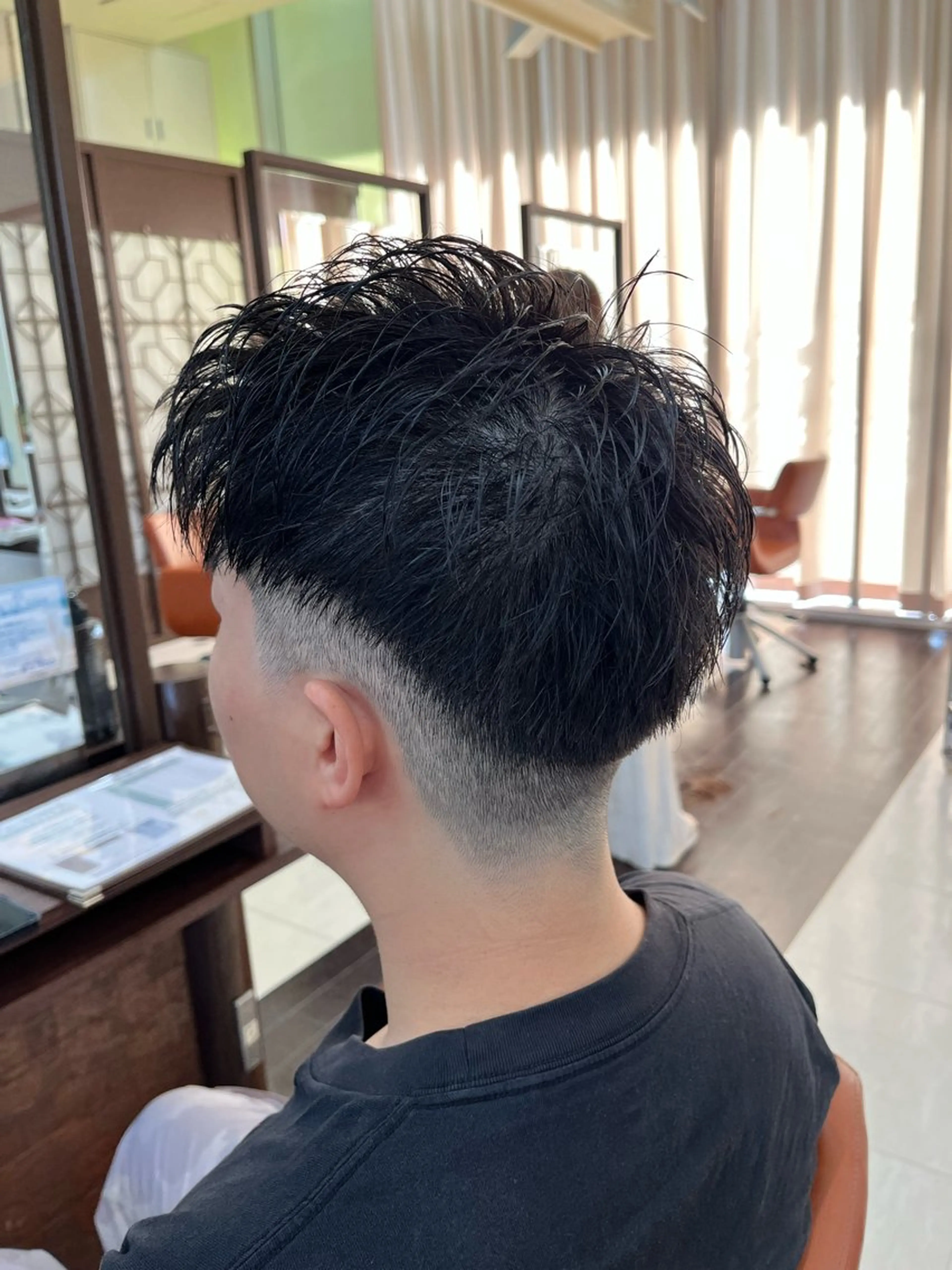 ショート メンズ フェードカット ショートヘア AROH  men's cut&men's perm 船橋店所属・🧊メンズ特化🧊 高木航希のヘアスタイル
