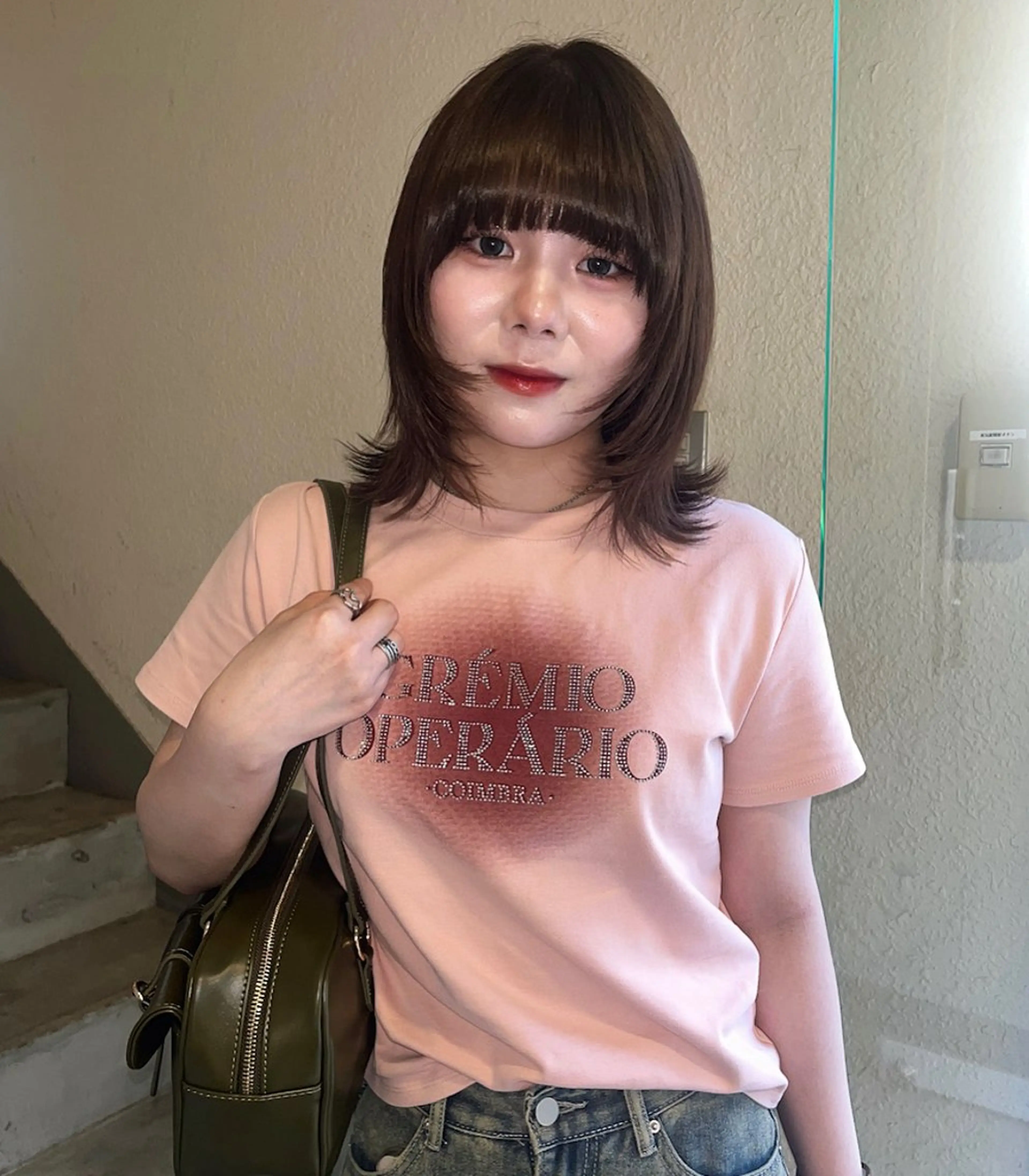 セミロング カラー ブラウンカラー チョコレートブラウン sliver ・siki /YUIのヘアスタイル