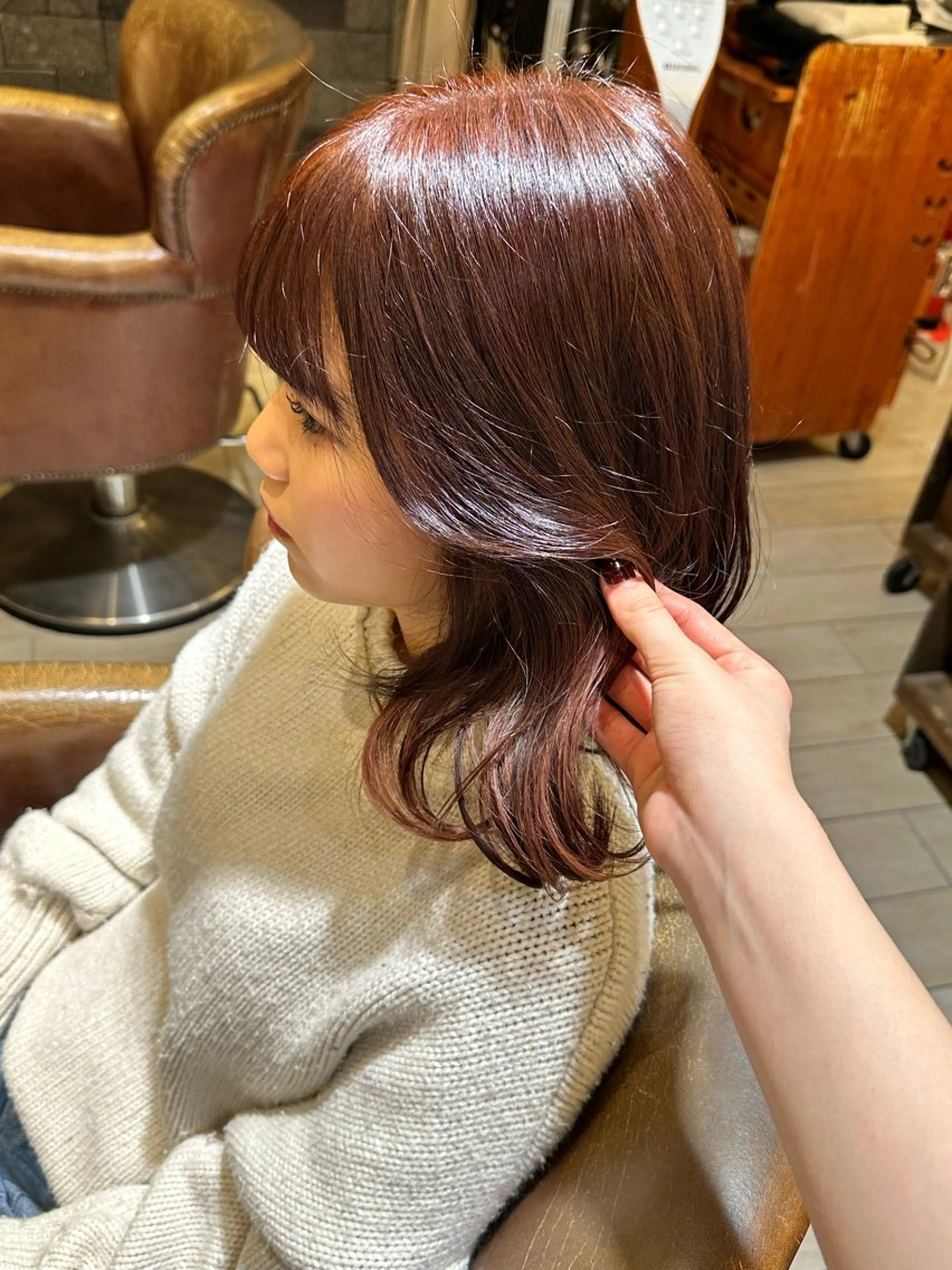 ミディアム カラー 原宿/似合わせ/髪質 改善/レイヤー/優希のヘアスタイル