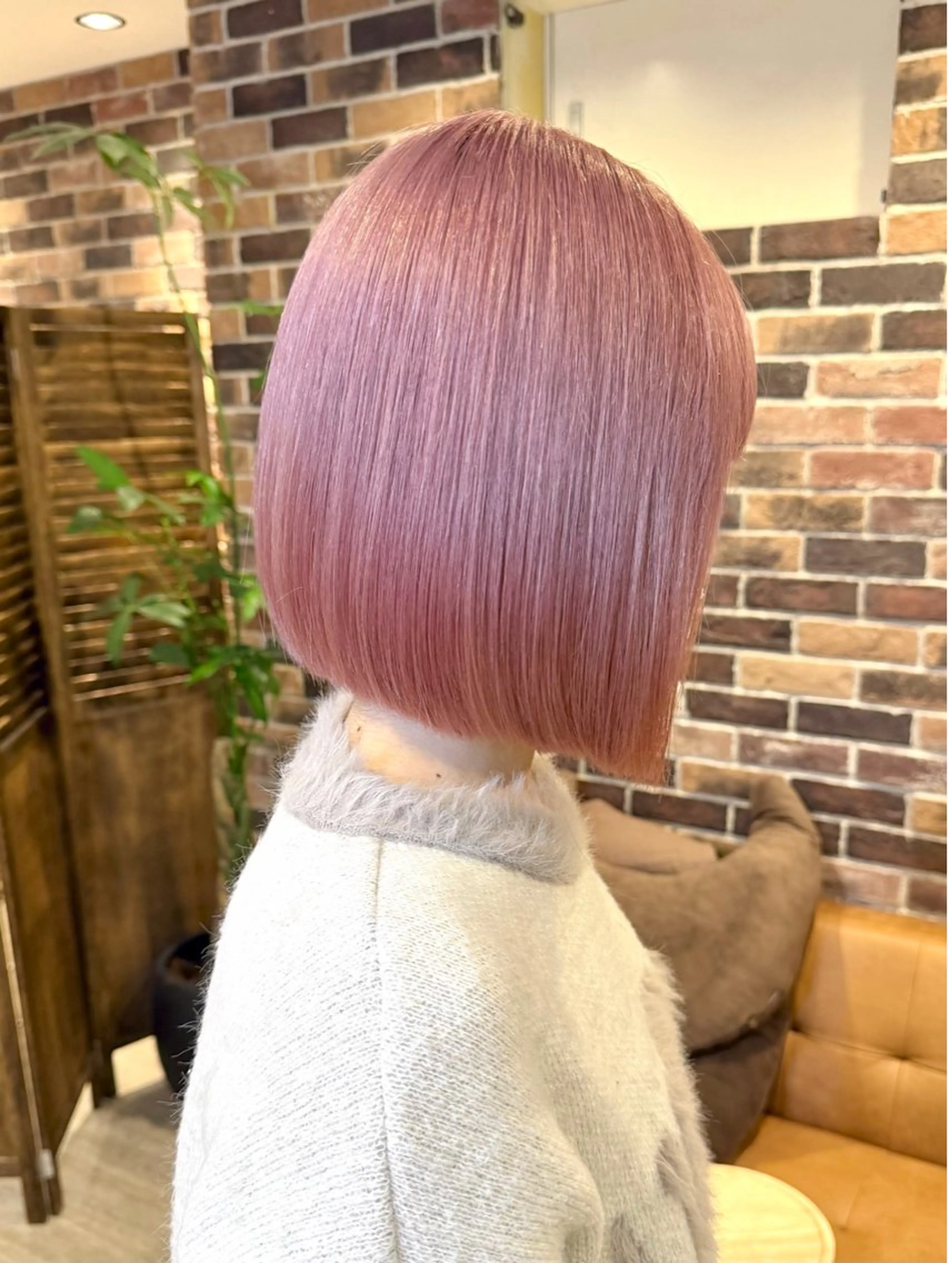 ミディアム カット ヘアカラー ブリーチ／ 髪質改善／ＲＹＯのヘアスタイル