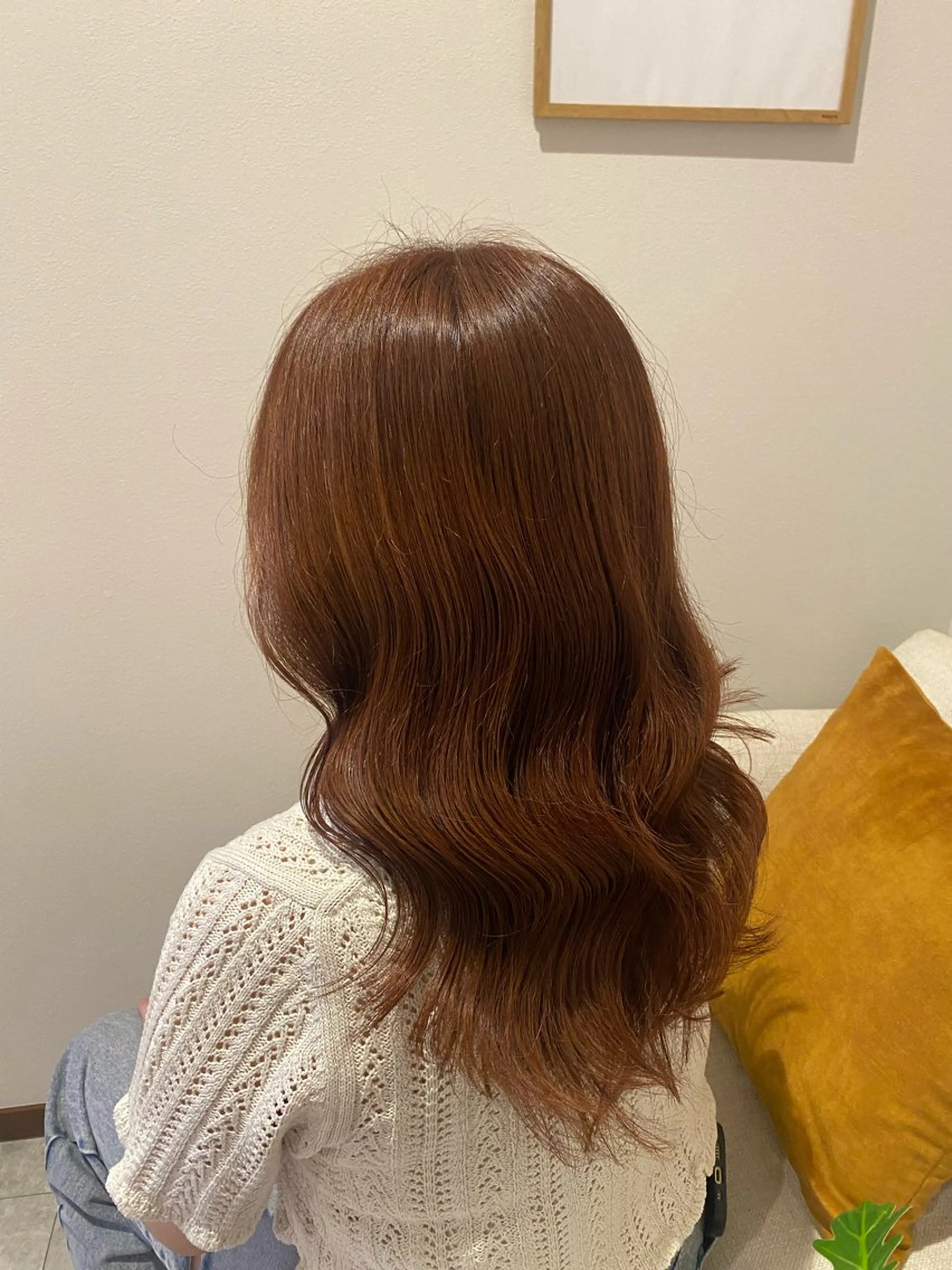 ロング カラー 安藤 沙英のヘアスタイル