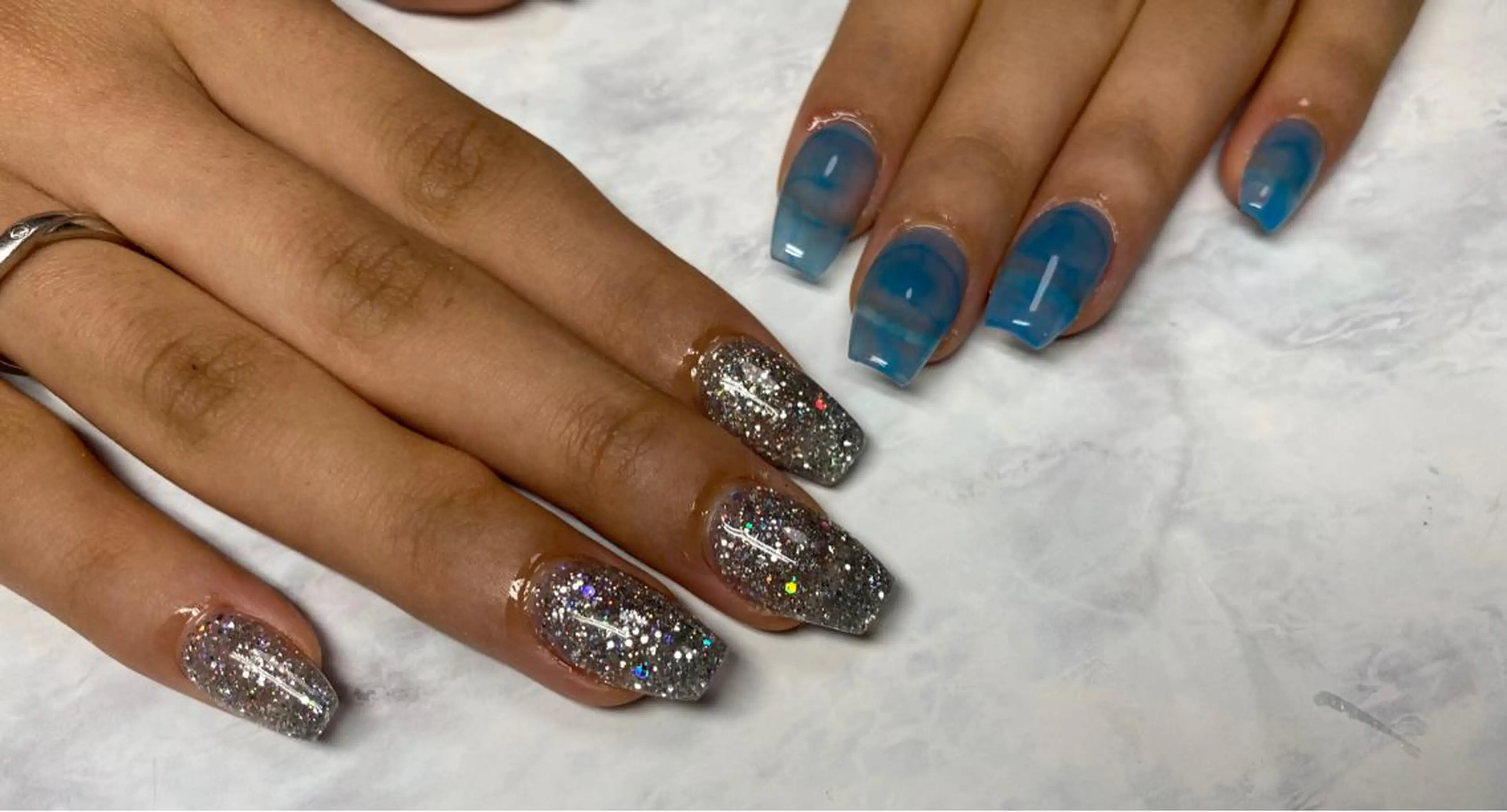 ネイル ハンドネイル フットネイル Mana‪ ‪·͜· ❤︎‬のネイルデザイン