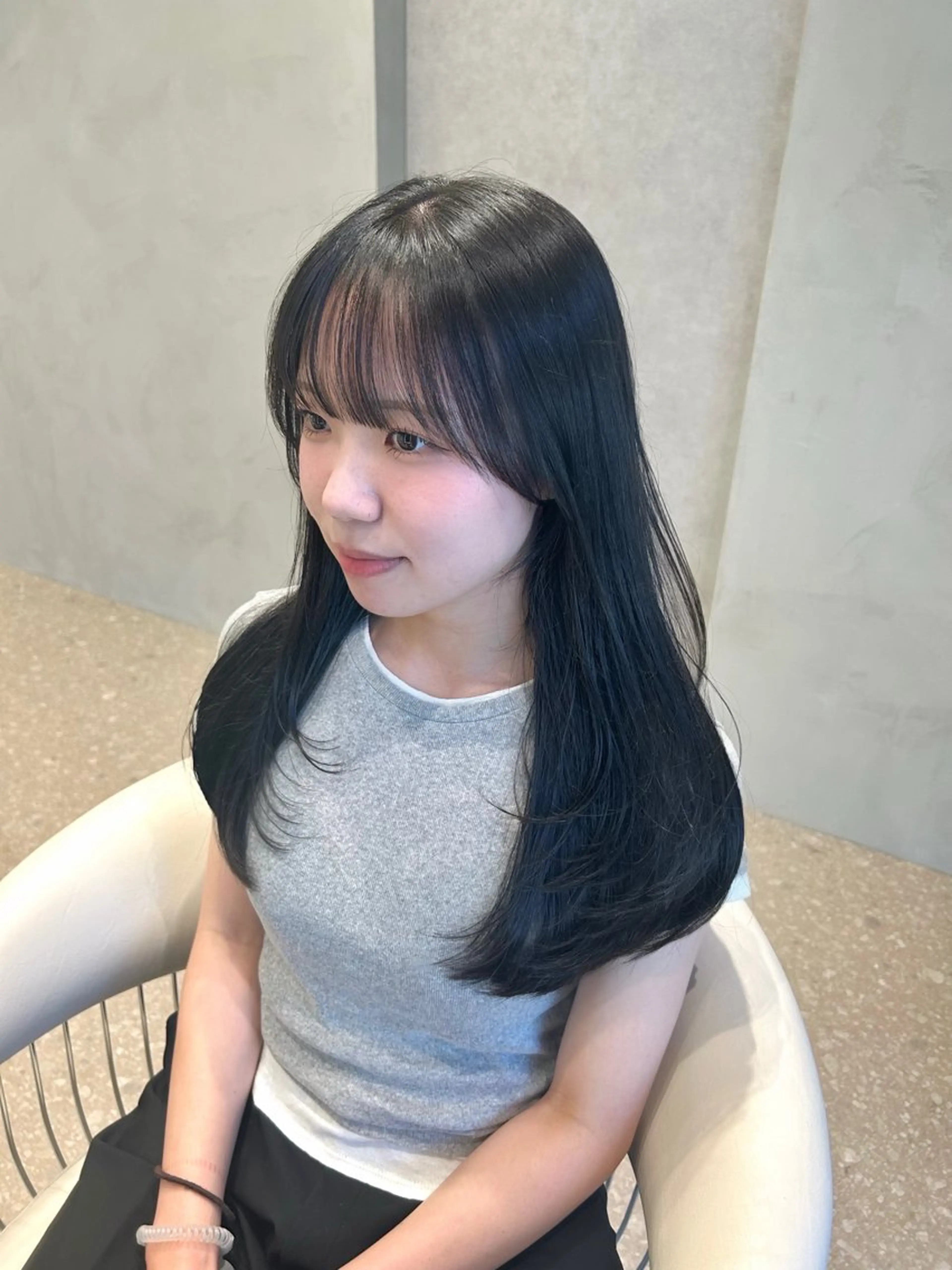 ロング カラー Luce横浜店所属・yuu 🪴 透明感 カラー/メンズパーマのヘアスタイル