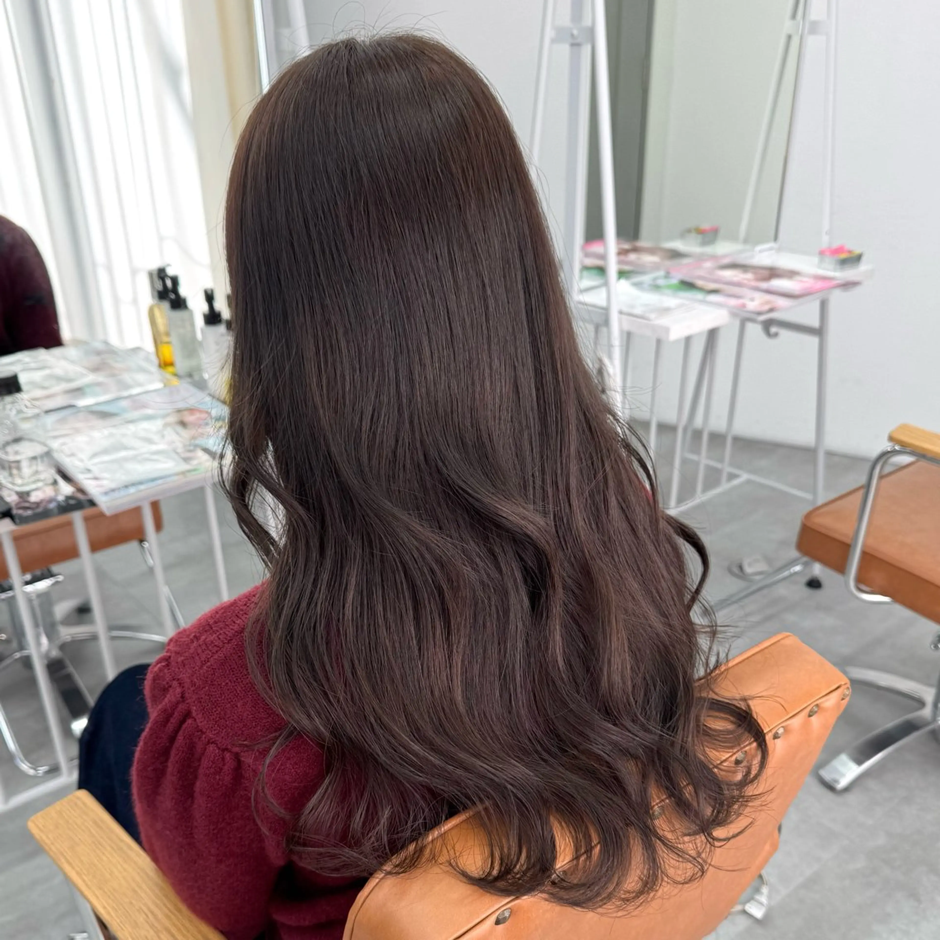 ロング カラー ヘアアレンジ ヘアカラー ブリーチなしカラー /ベージュ/安形翔のヘアスタイル