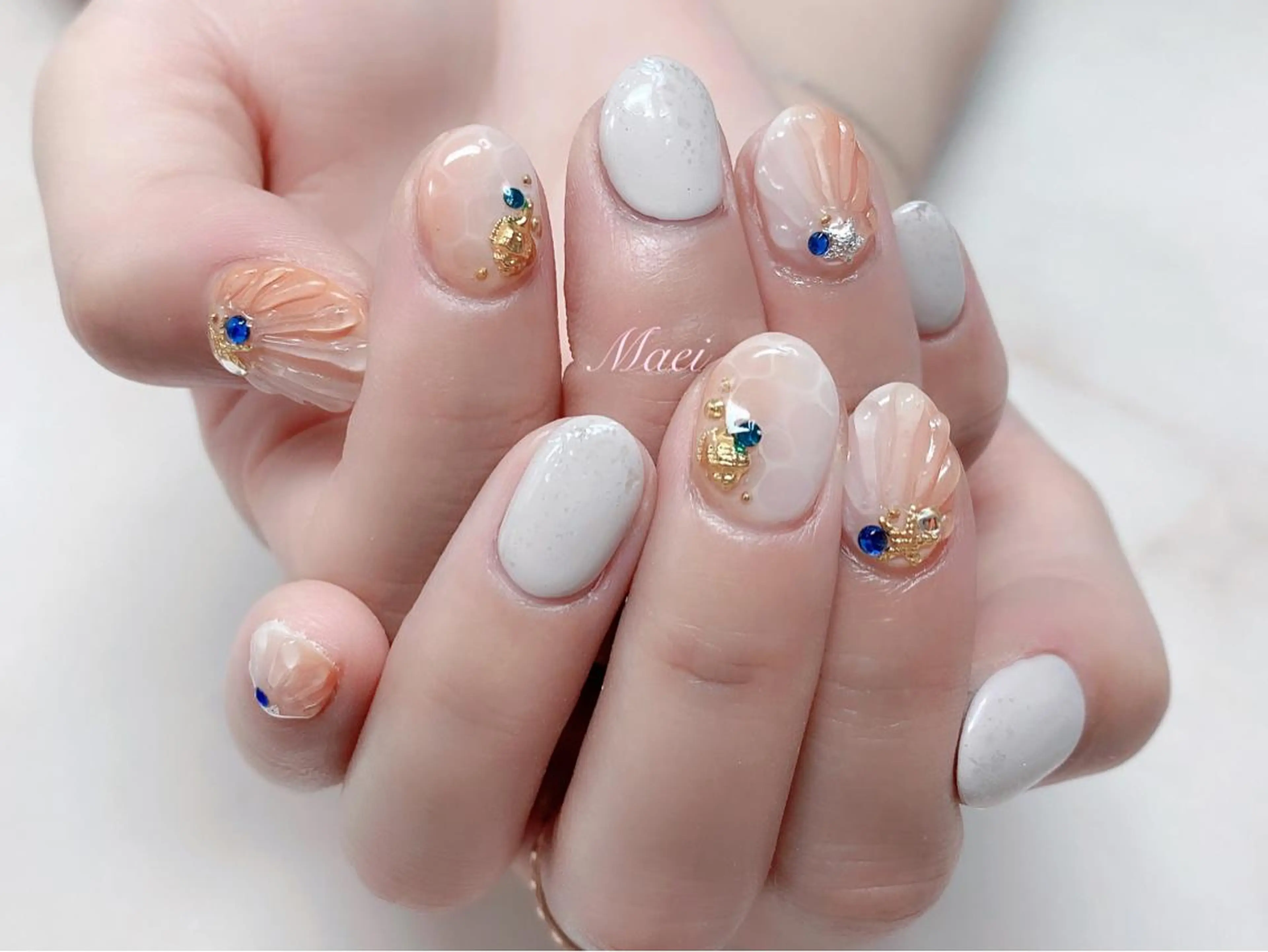 ネイル ハンドネイル ハンドケア NIMO ネイルサロンのネイルデザイン