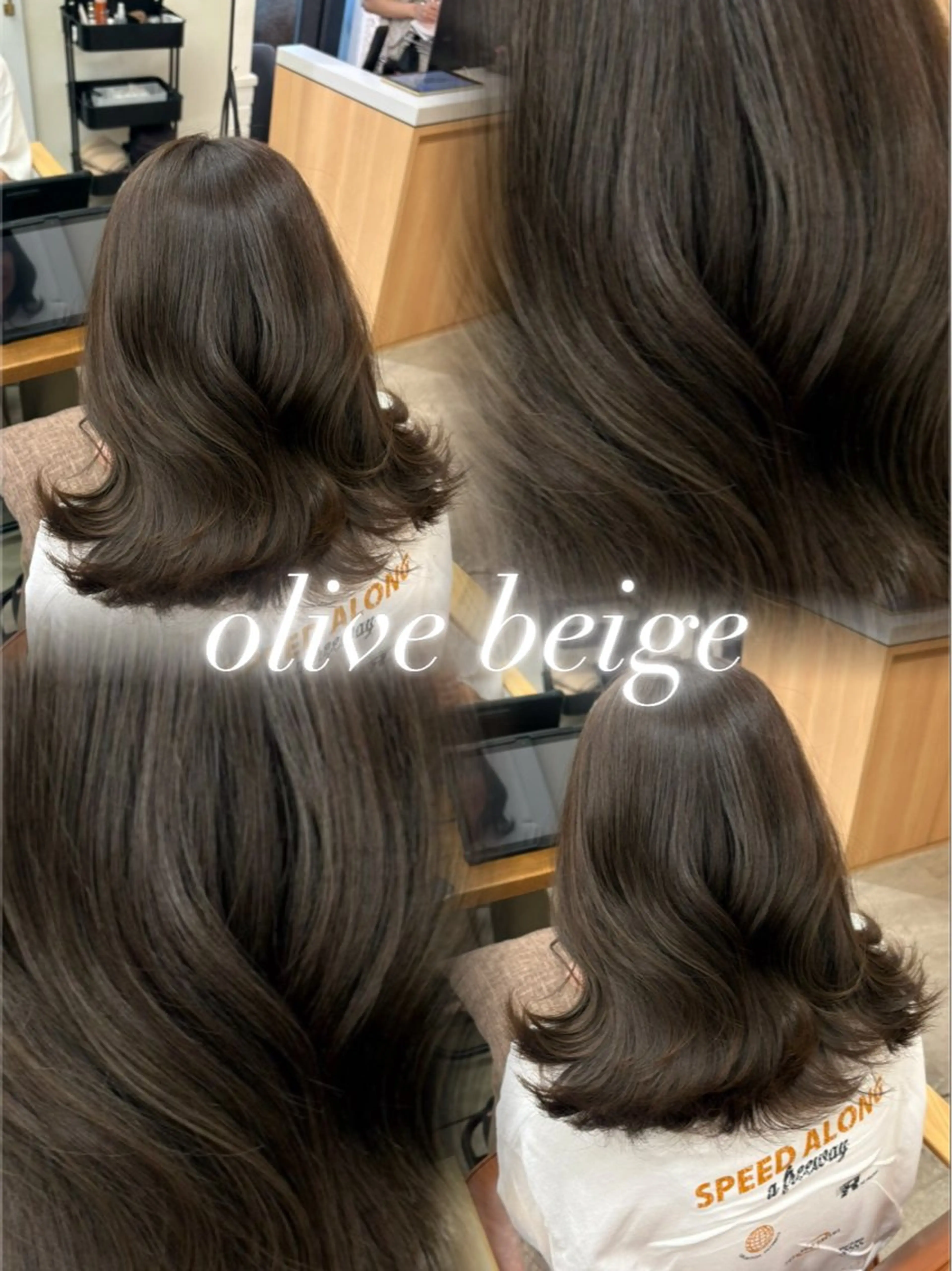 赤み消しカラー🫒➕トリートメント💫の写真