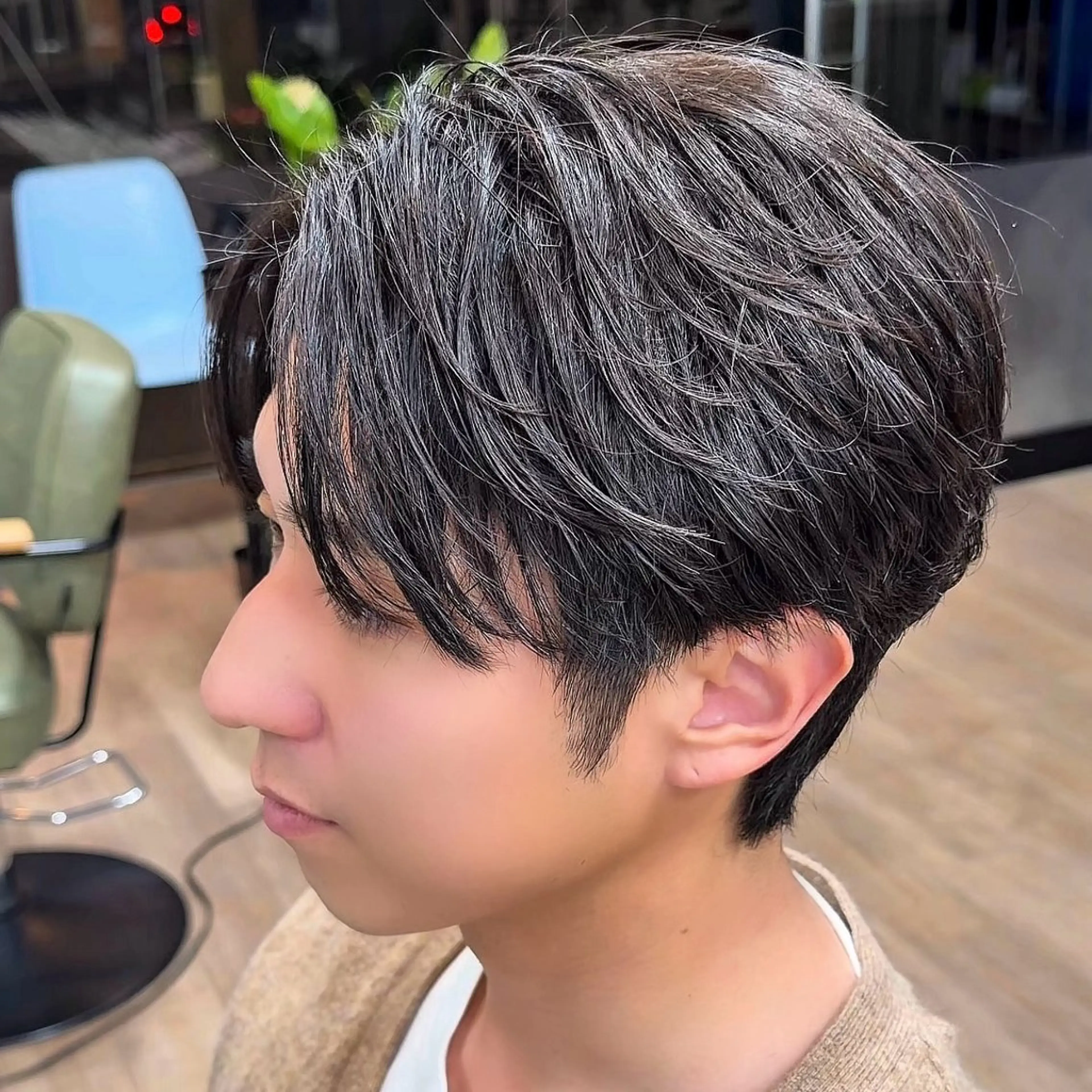 パーマ メンズ メンズパーマ ニュアンスパーマ カット パーマ yori所属・メンズパーマ/メンズ カット/たばたよしきのヘアスタイル