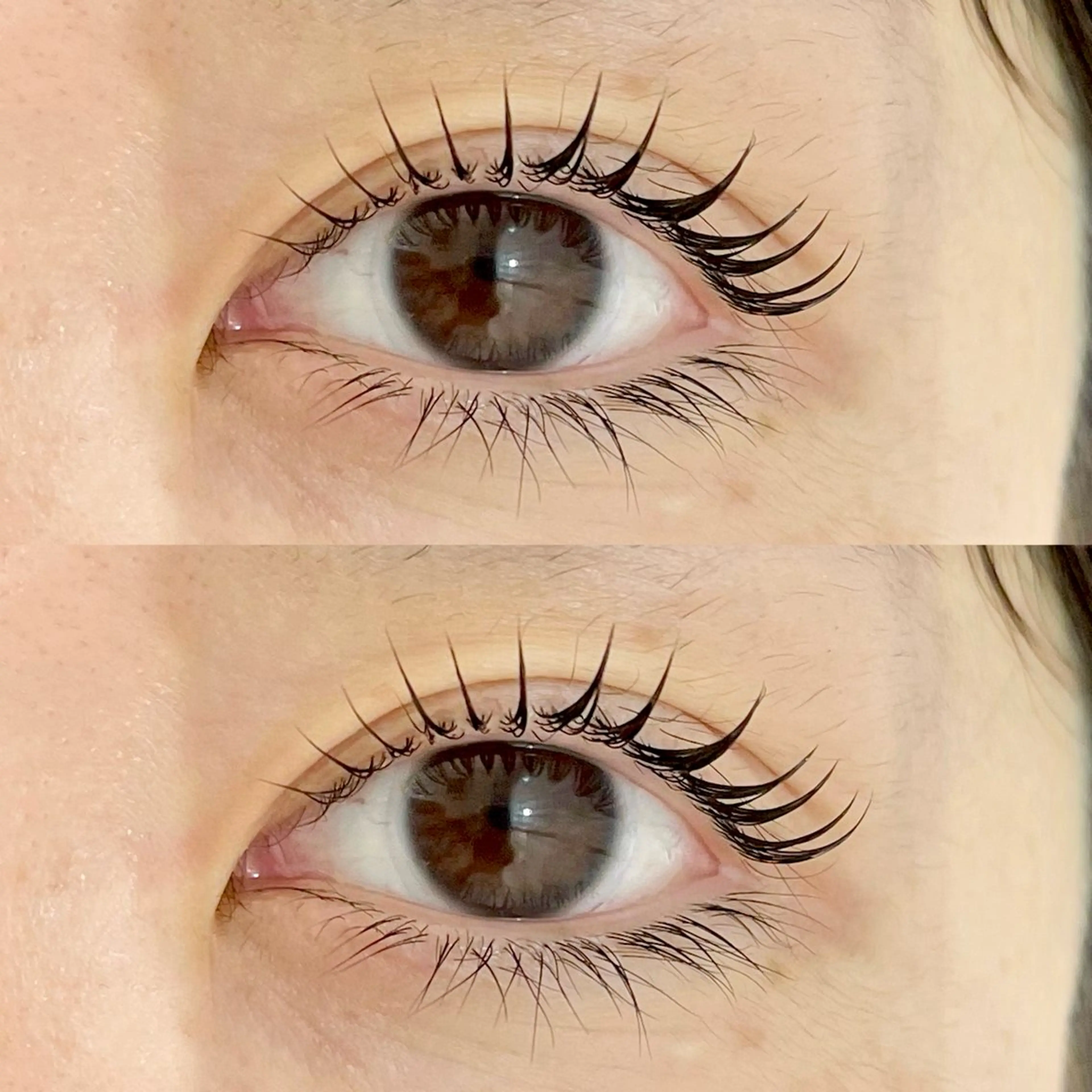 🍒『上下』まつ毛パーマorパリジェンヌ『束コーティング仕上げ』🍒ケアしながらぱっちりお目目に！の写真