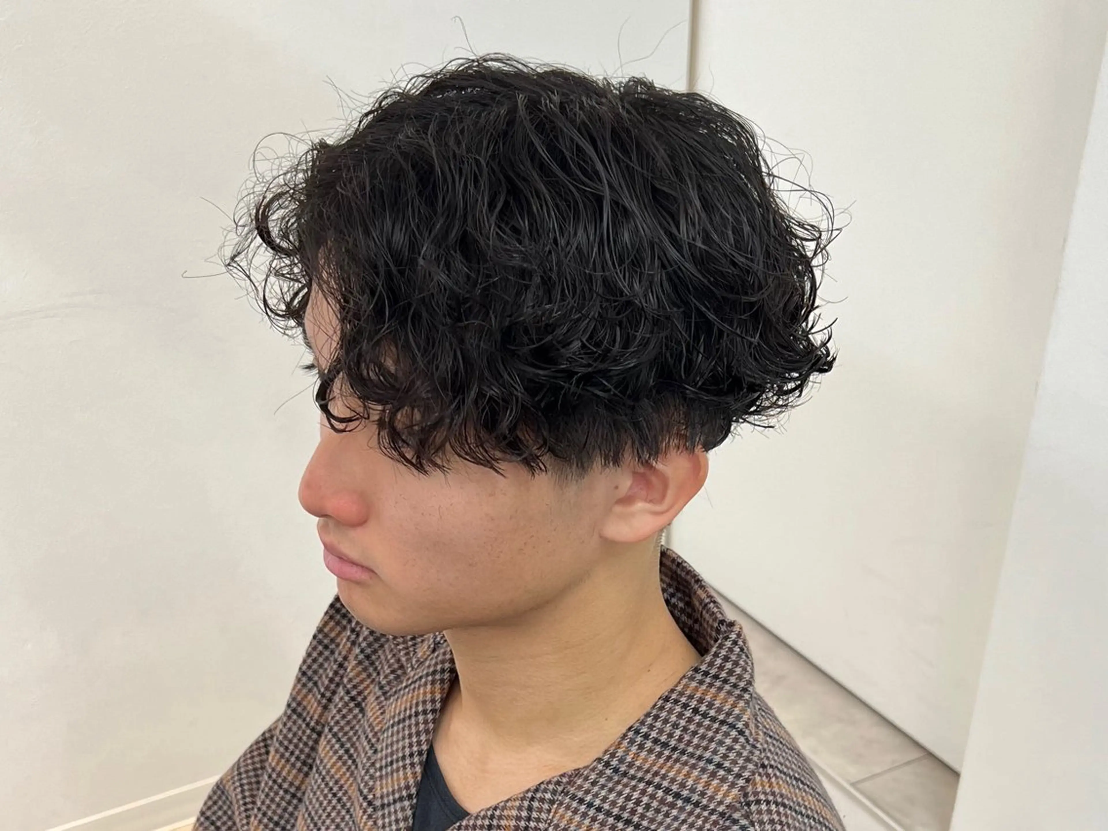 ショート パーマ メンズ カット パーマ ヘアセット 垢抜けメンズパーマ/ DAICHIのヘアスタイル