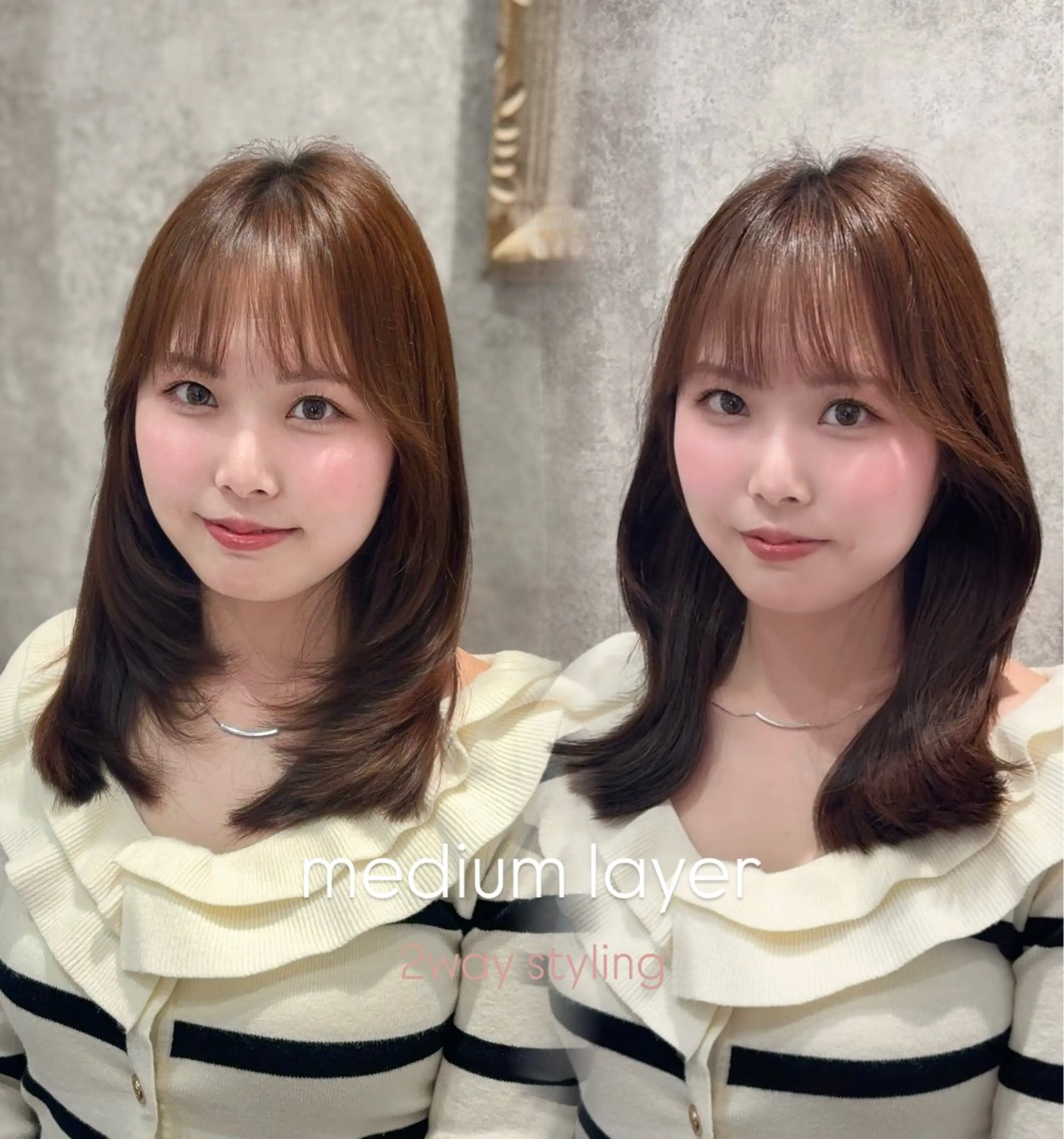 ミディアム 🤍韓国ヘア/ 楓🤍のヘアスタイル