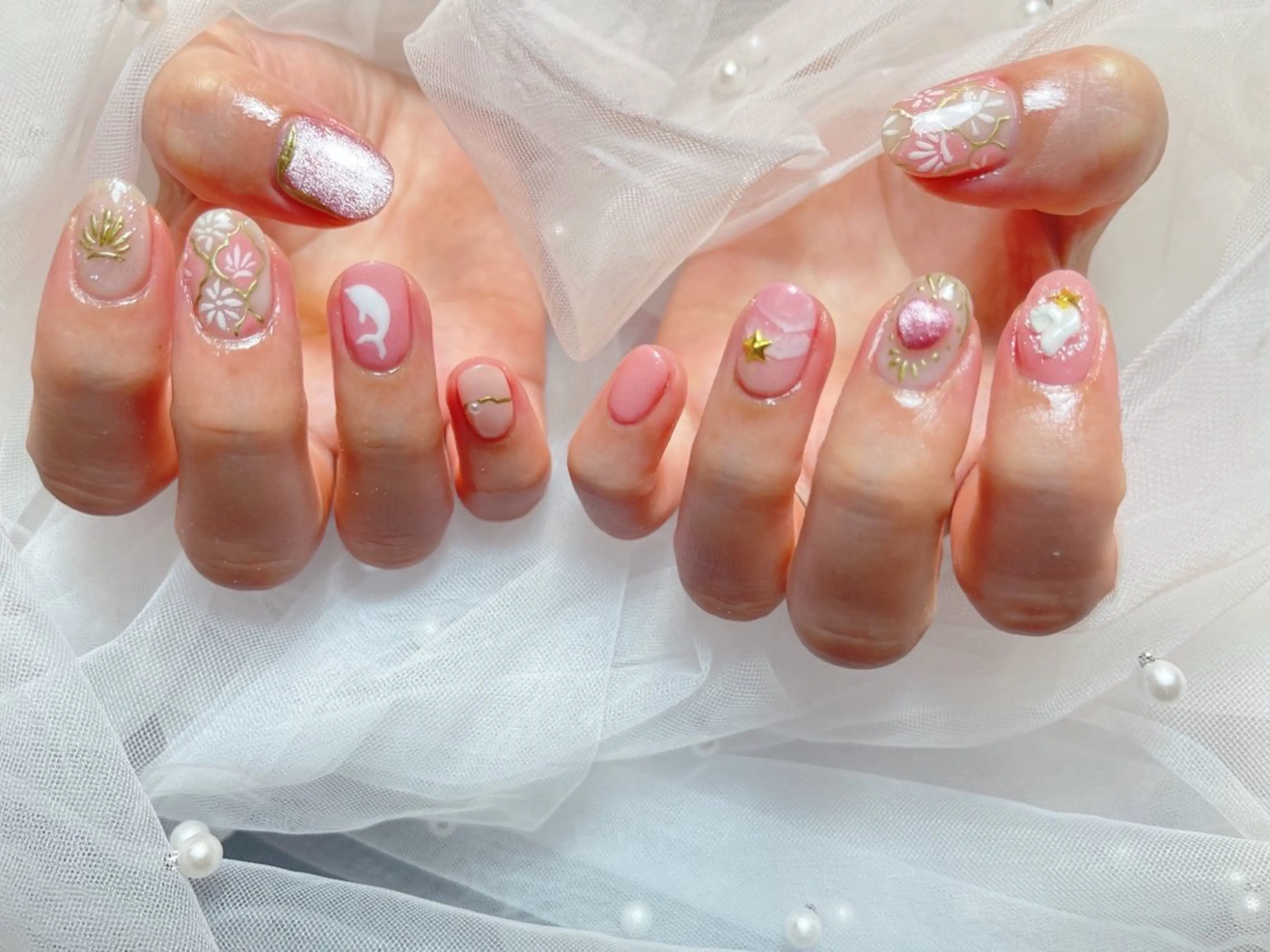 ネイル アートネイル 持ち込み PINKY nail所属・ピンキー 池田公園店のネイルデザイン