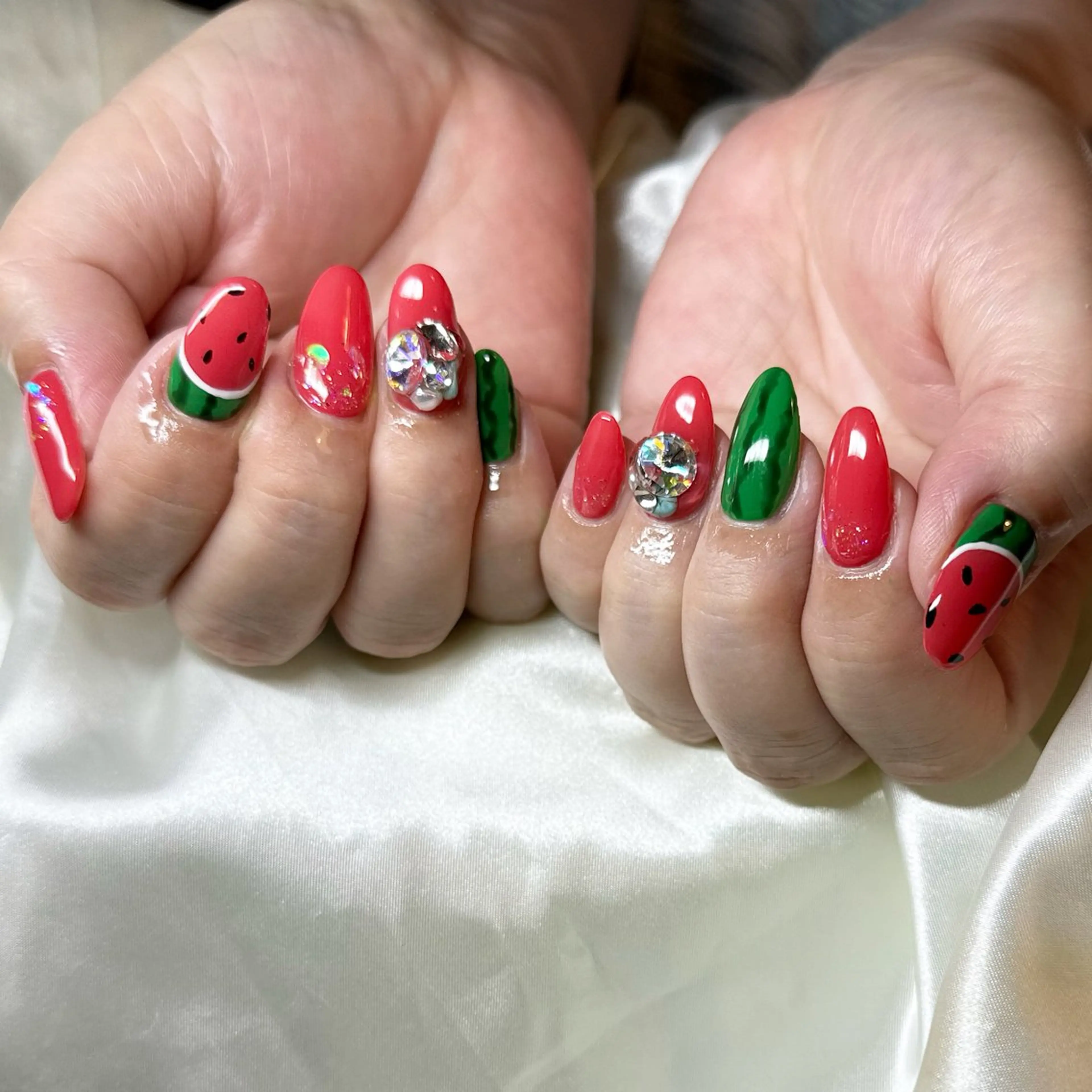 ロング ネイル ハンドネイル ハンドケア Non Nonのネイルデザイン