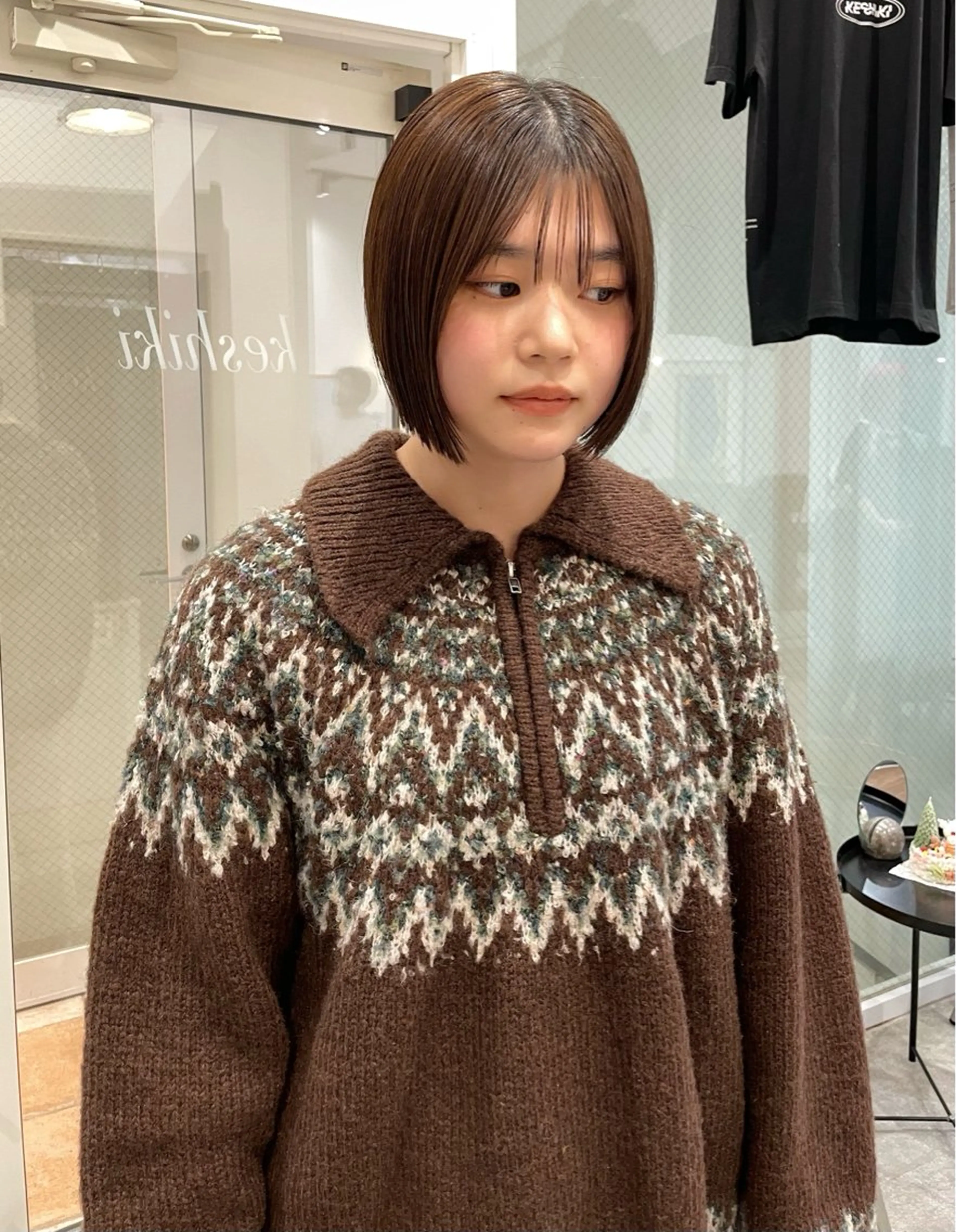 ショート カラー カット ヘアカラー KAZU keshiki大名のヘアスタイル