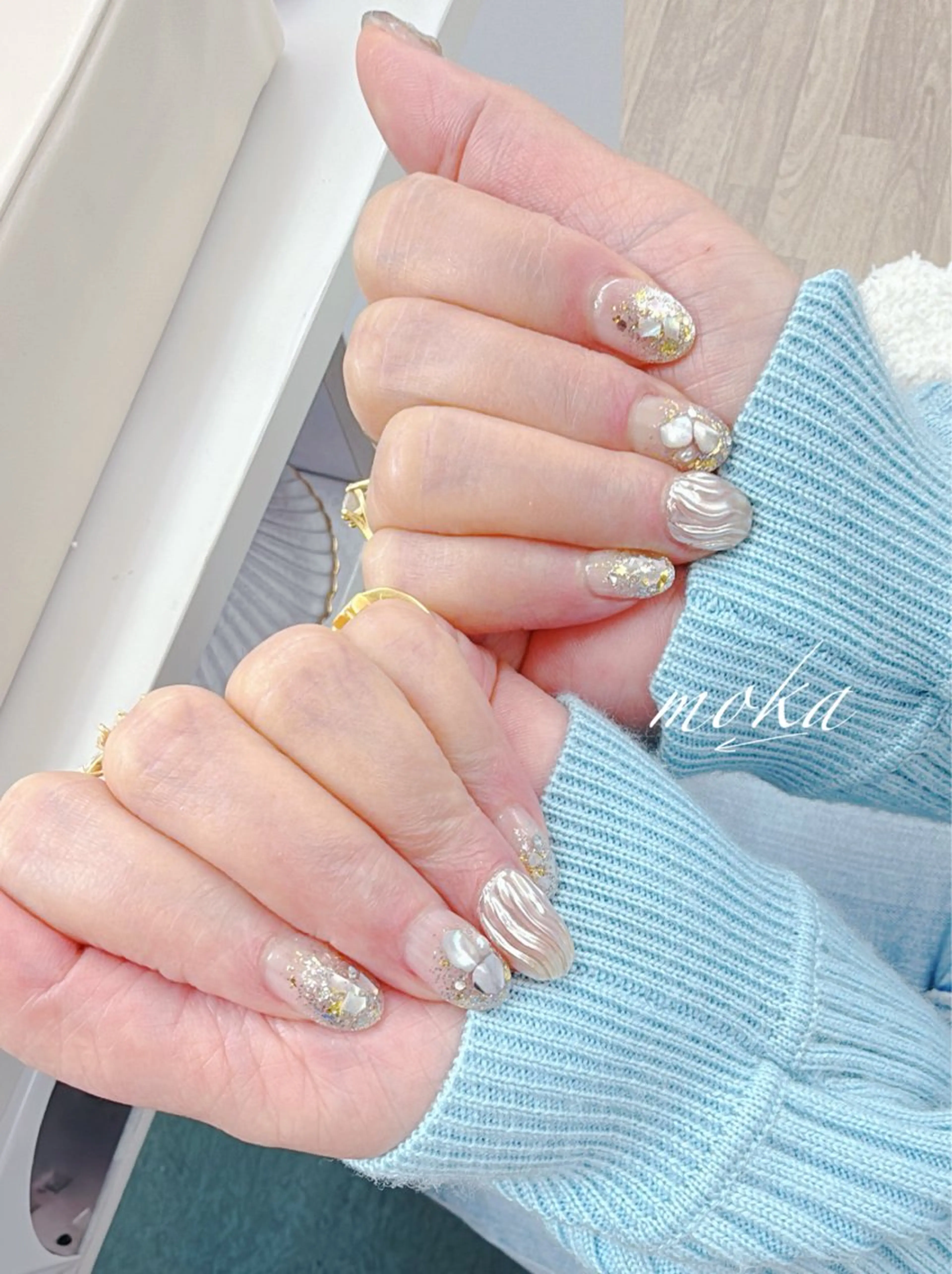 ネイル ハンドネイル ハンドケア 胡蝶蘭レディースサロ ンNailMOKAのネイルデザイン