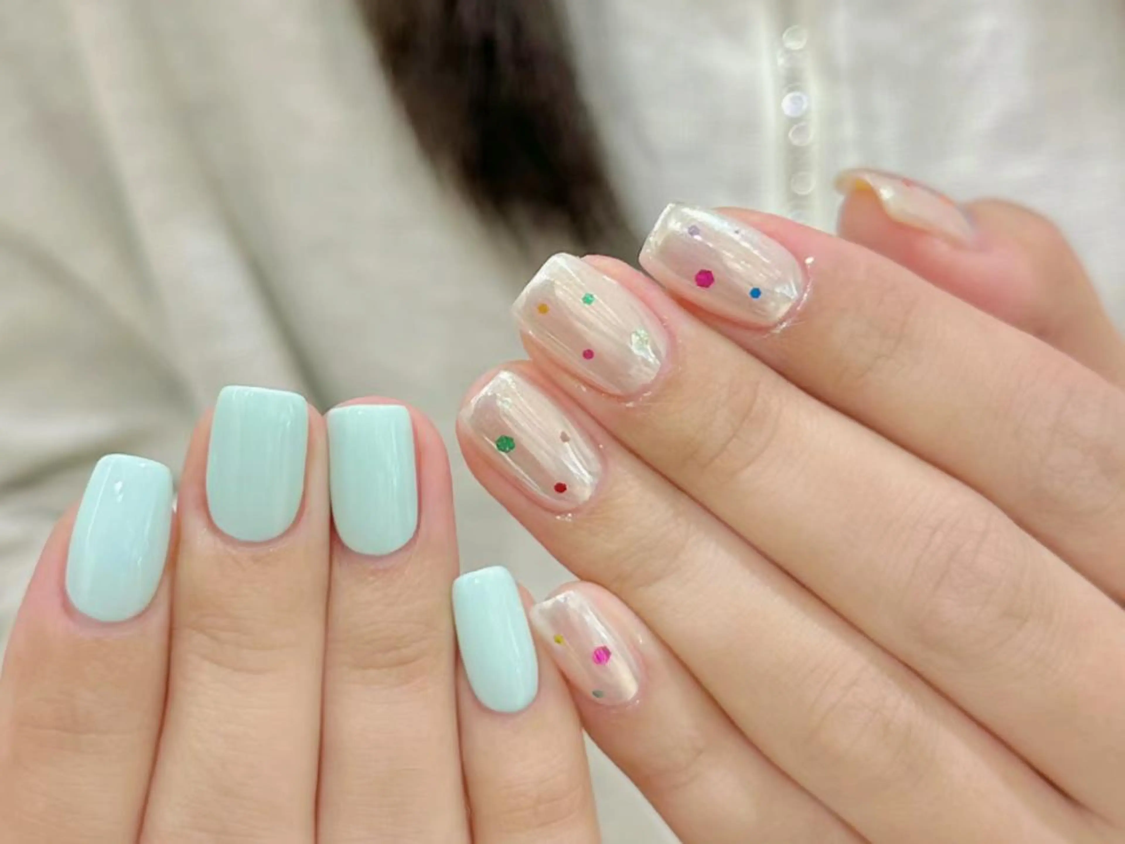 ネイル 佐藤 ニーナ★ラベンダーのネイルデザイン