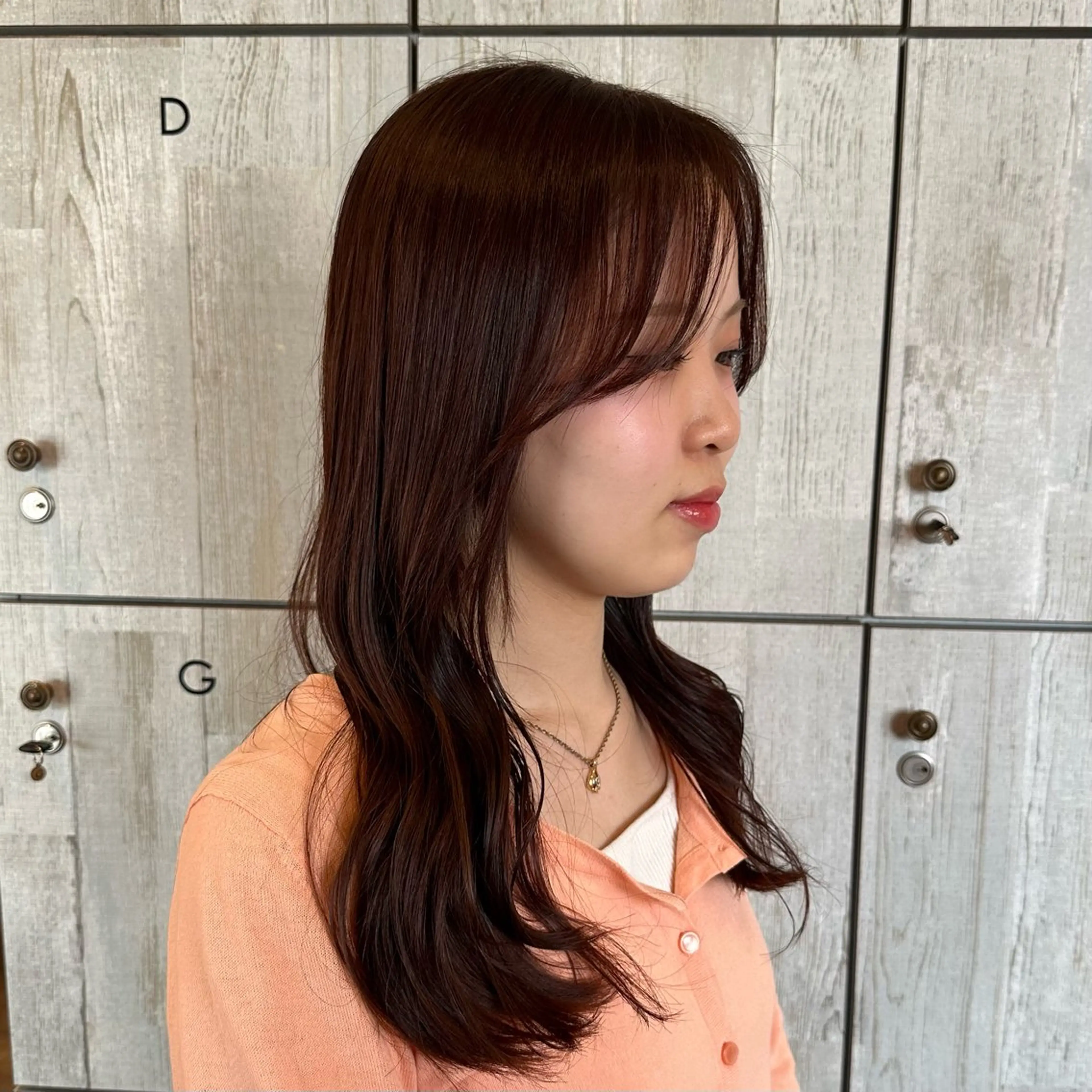 ロング カラー ブリーチ ブリーチなしカラー カット ヘアカラー トリートメント 柔らかいcolor ￤韓国￤🩰マユ🩰のヘアスタイル