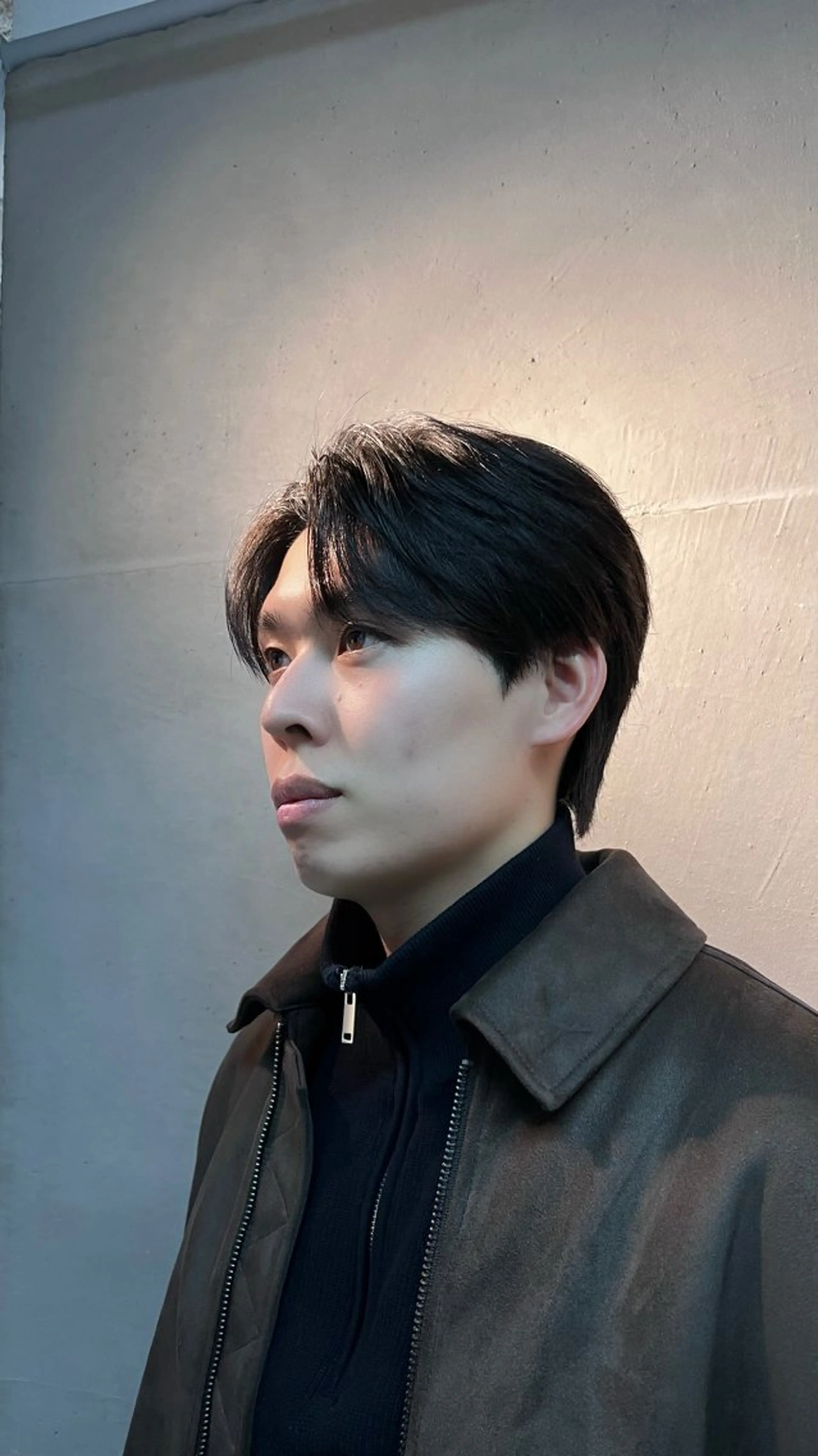 ショート パーマ メンズ センターパート カット Alo所属・💥メンズパーマ /表参道/モント💥のヘアスタイル