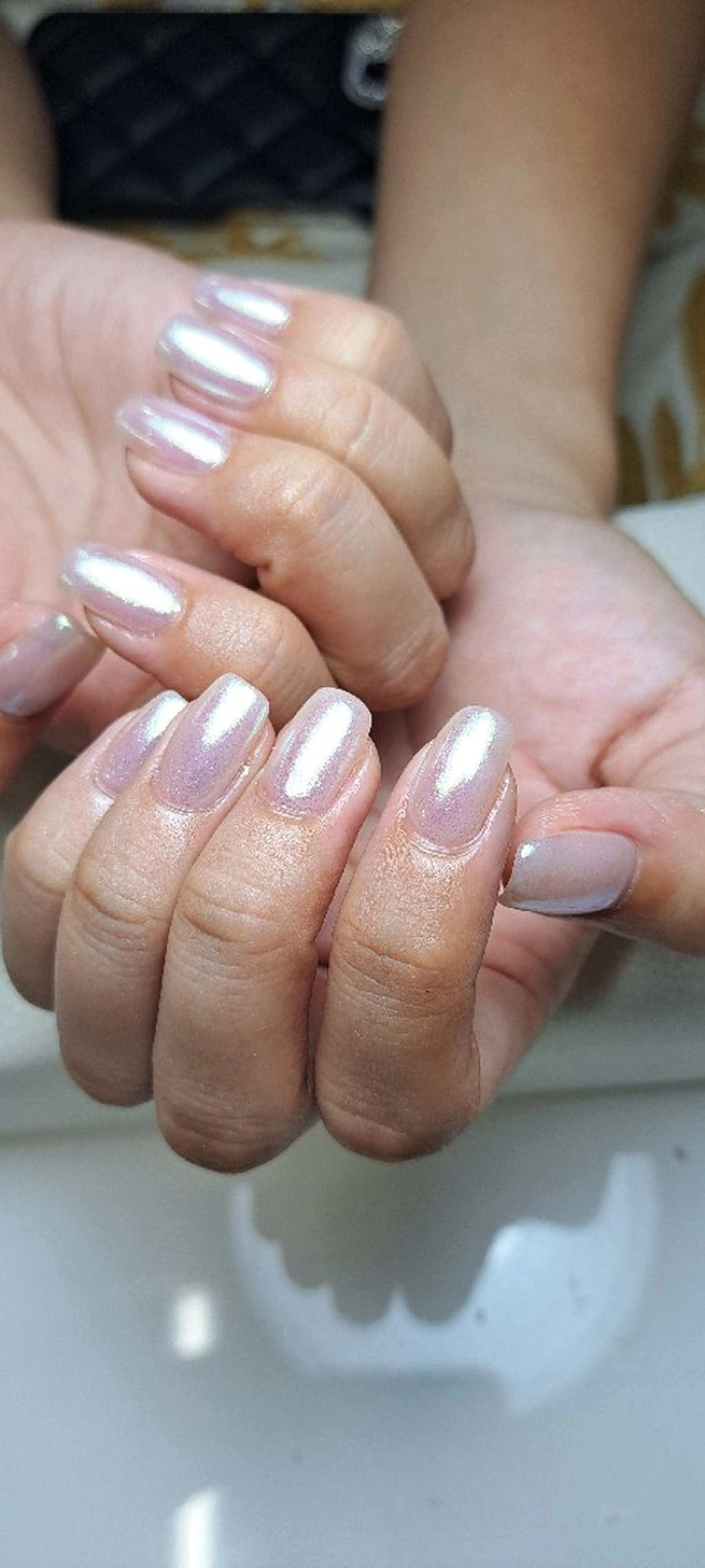 ネイル オーロラネイル ハンドネイル tumake🤍 Kokoroのネイルデザイン