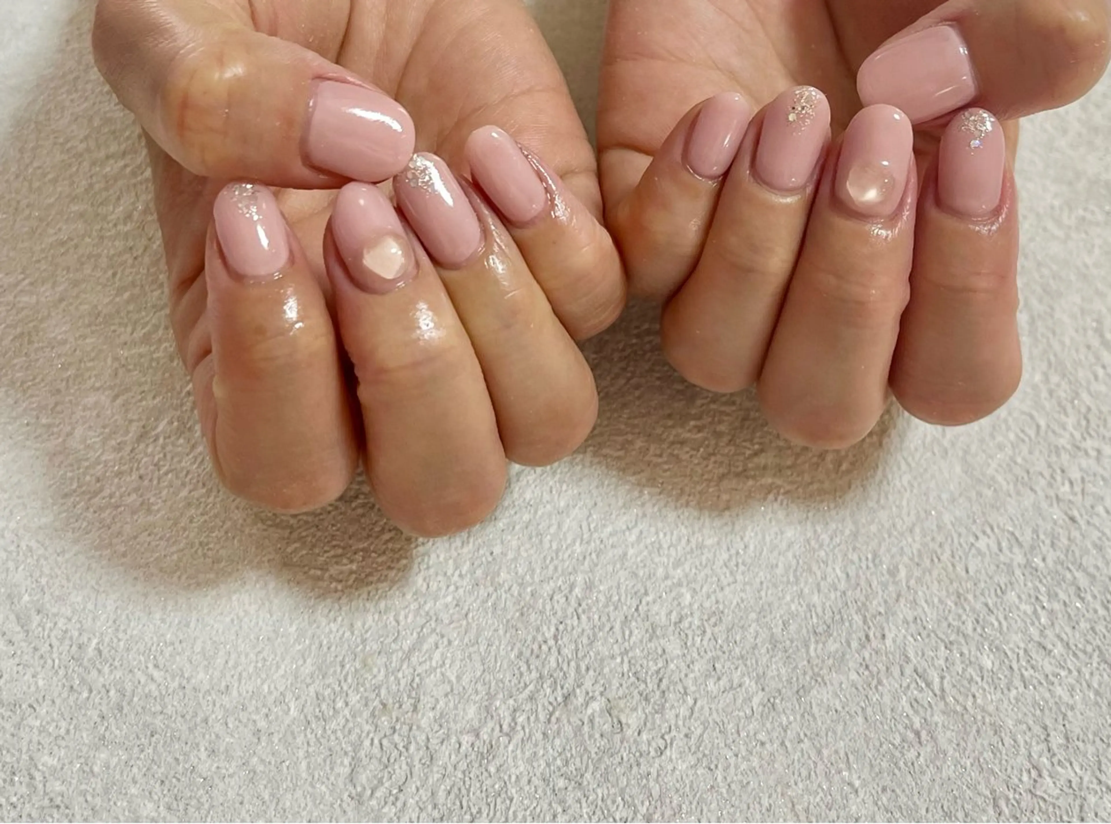 ネイル ジェルネイル ラメ(グリッター) メンズネイル 持ち込み パラジェル kiki nail たまプラーザのネイルデザイン